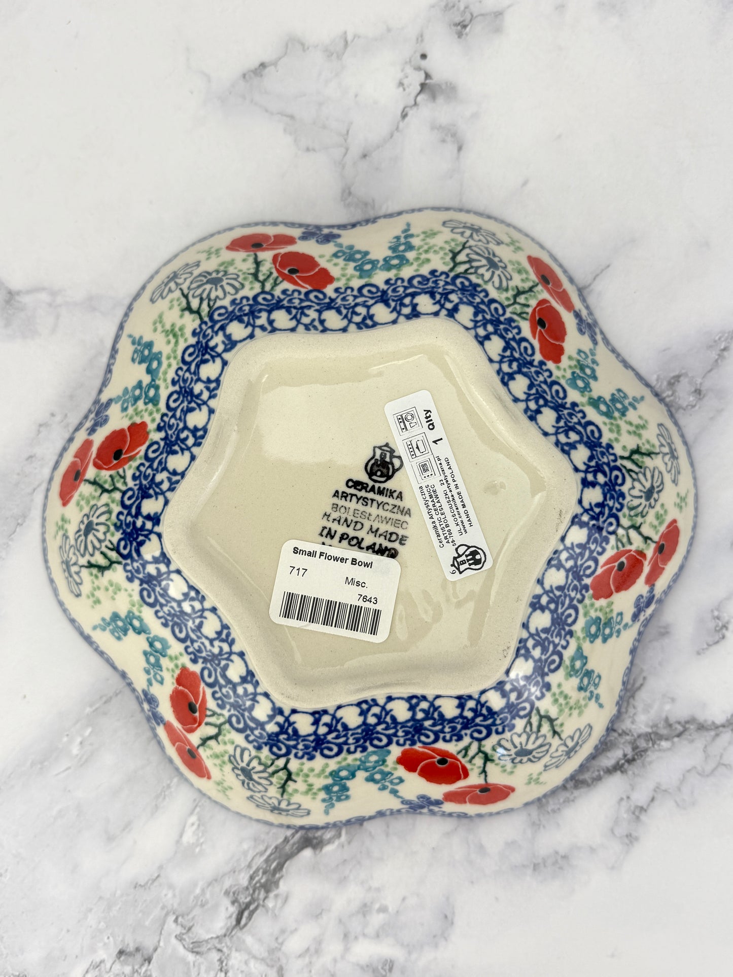 Small Flower Bowl - Shape 717 - Pattern 2901