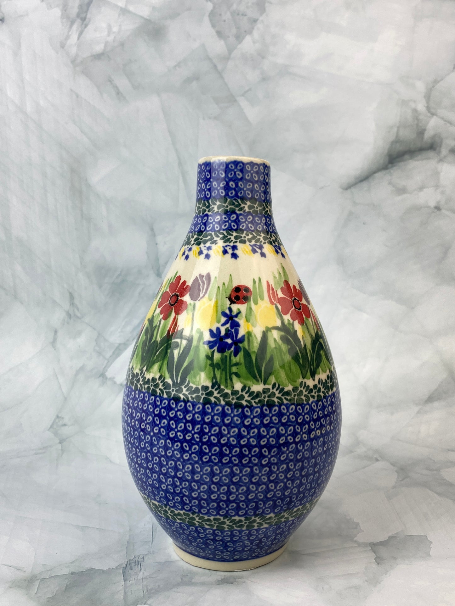 Large Single Stem Unikat Vase - Shape G19 - Pattern U3787