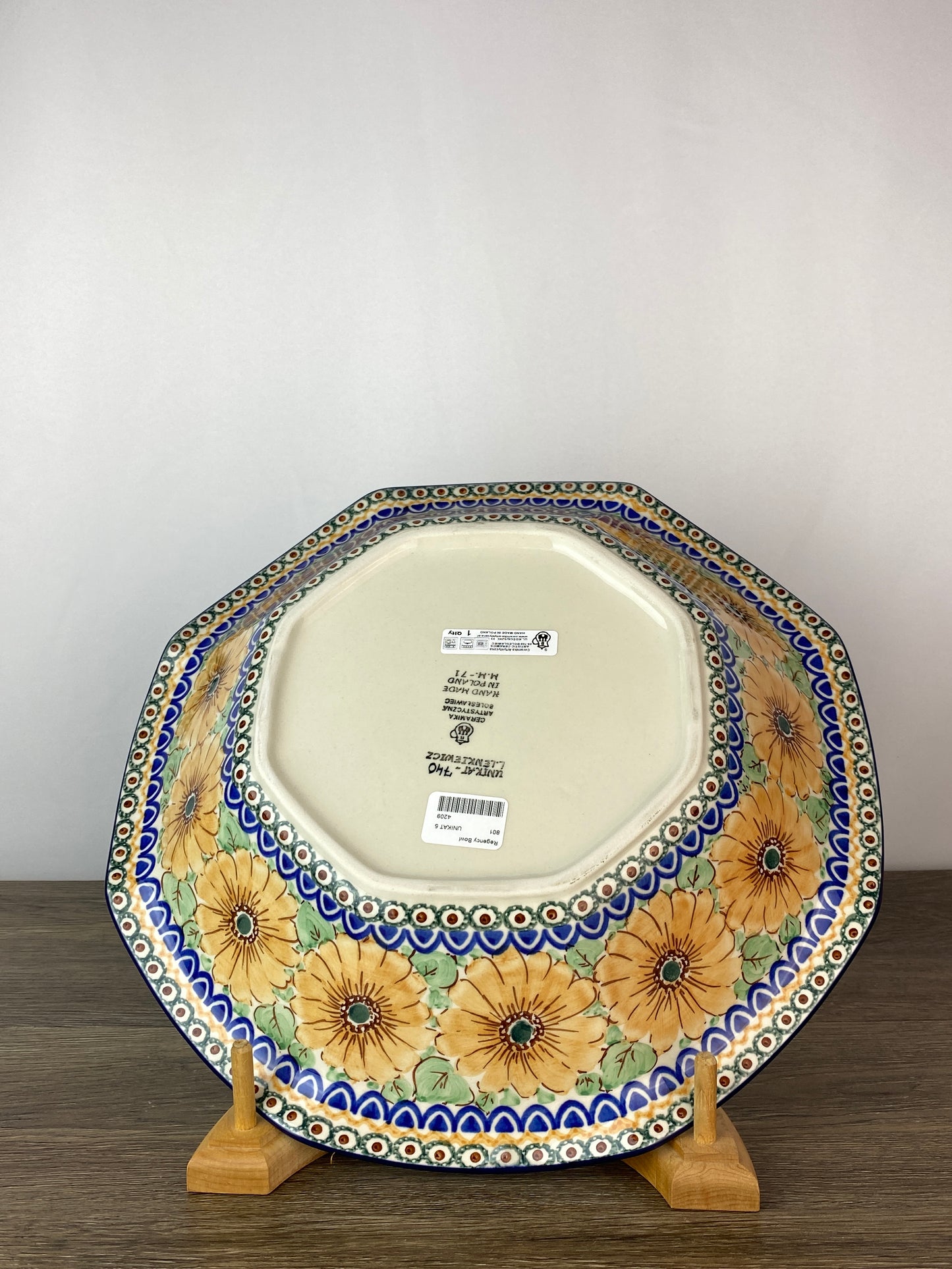 SALE Extra Large Flared Unikat Bowl - Shape 801 - Pattern U740