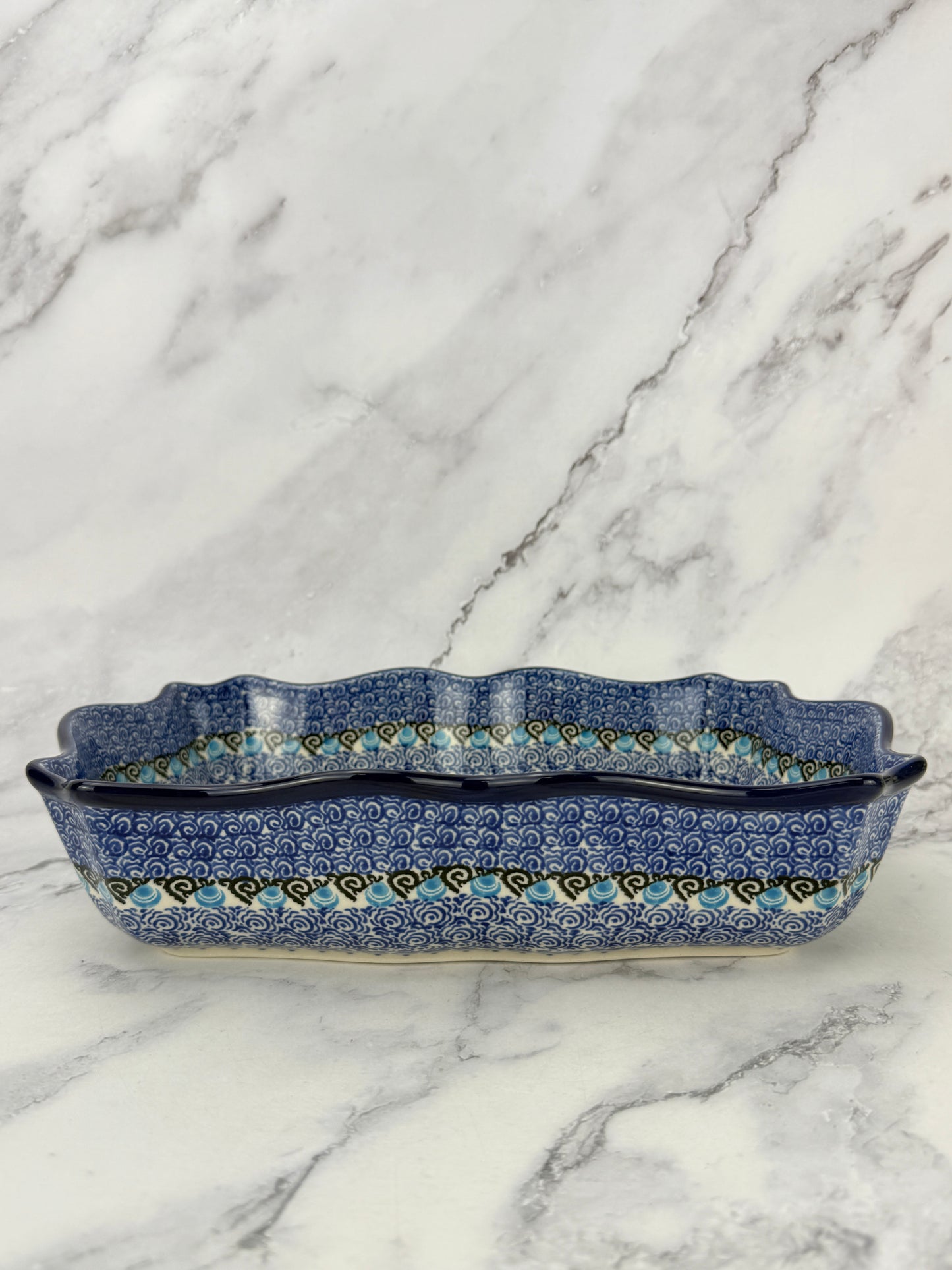 Fancy Unikat Rectangular Baker / Bowl - Shape A51 - Pattern U5220