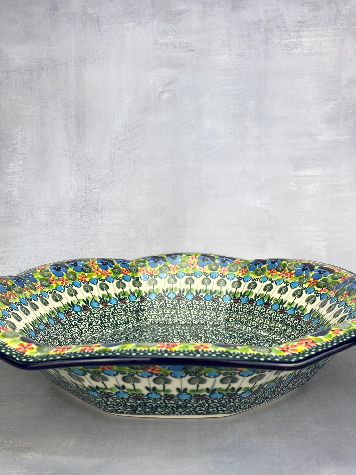 Extra Large Flared Unikat Bowl - Shape 801 - Pattern U4841