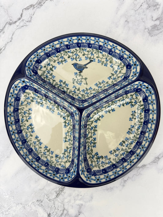 Divided Round Dish - Shape 484 - Pattern 1932
