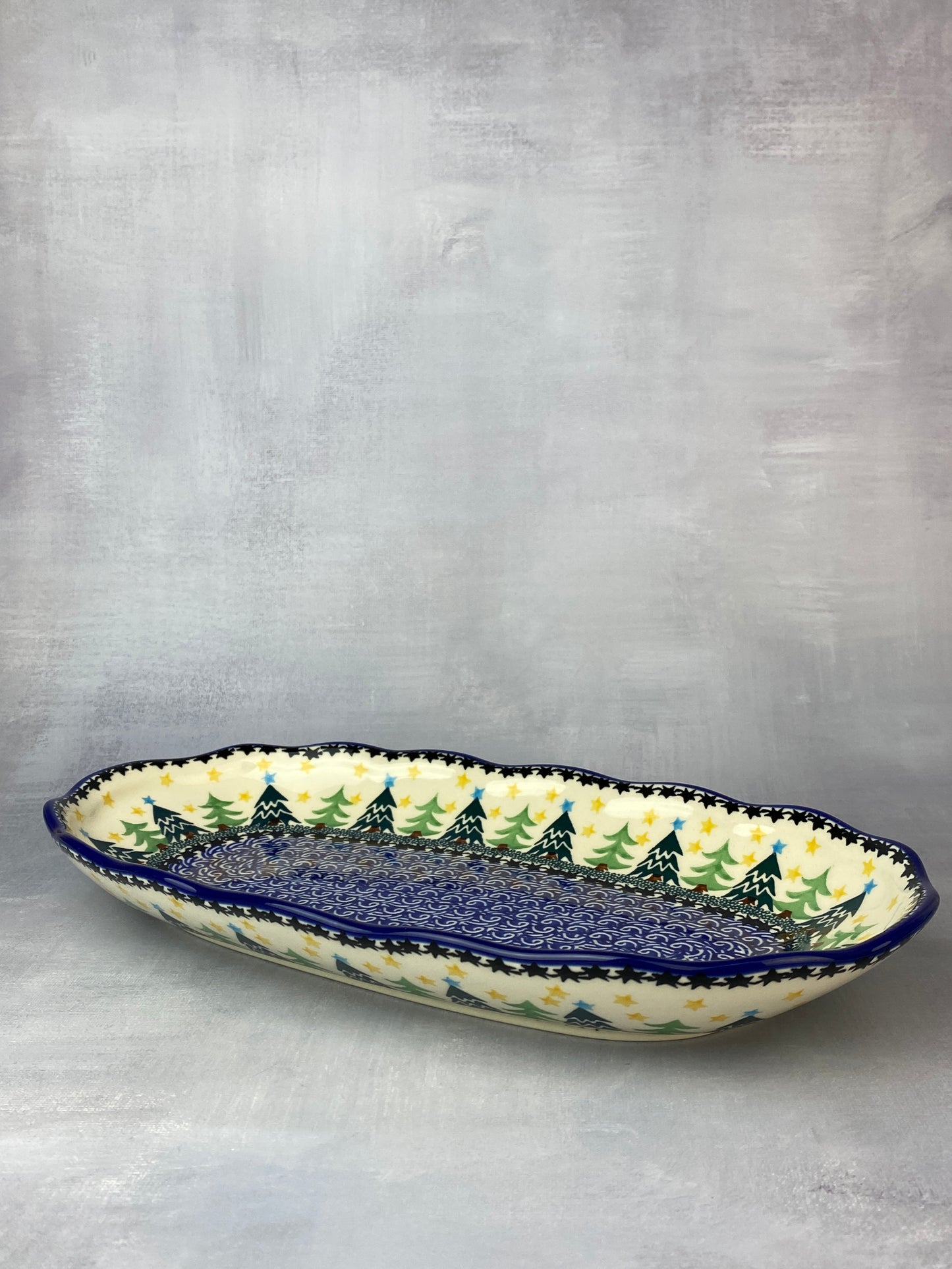 Scalloped Tray - Shape A42 - Pattern 1284