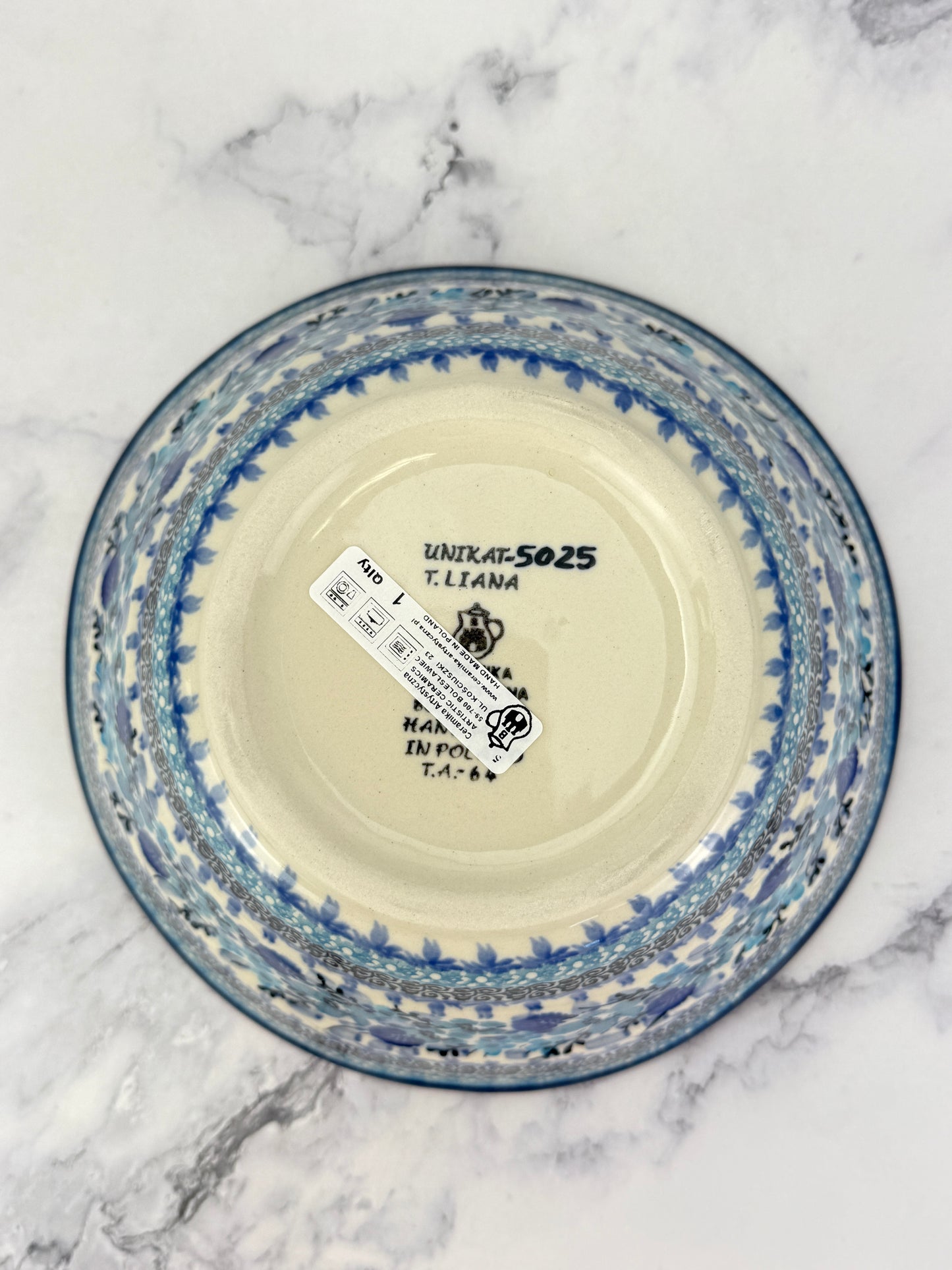 Small Wavy Unikat Bowl - Shape 691 - Pattern U5025