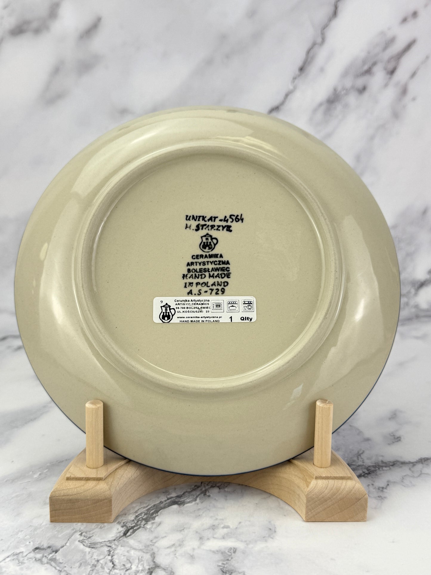 8" Unikat Dessert Plate - Shape 86 - Pattern U4564