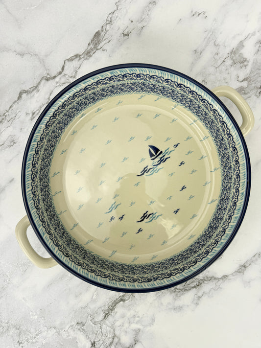 10" Round Baker With Handles - Shape 420 - Pattern 2931