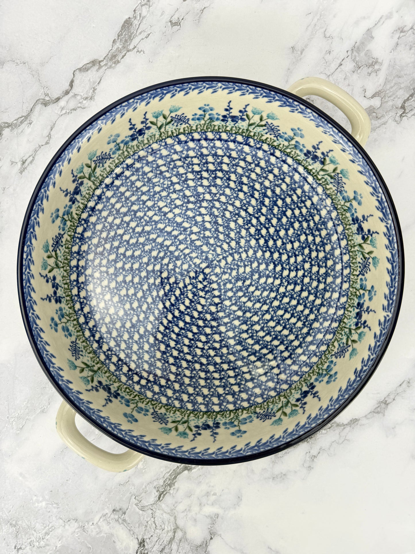 10" Round Baker With Handles - Shape 420 - Pattern 2898