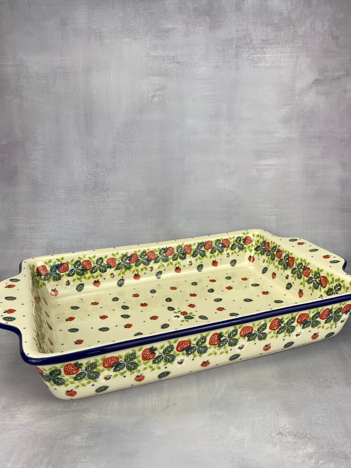 Large Rectangular Baker with Handles - Shape A56 - Pattern 2709