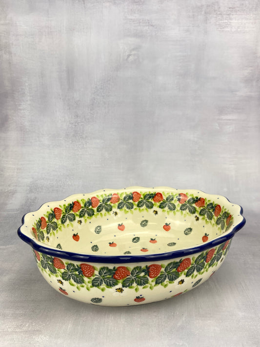 Scalloped Oval Bowl - Shape D78 - Pattern 2709