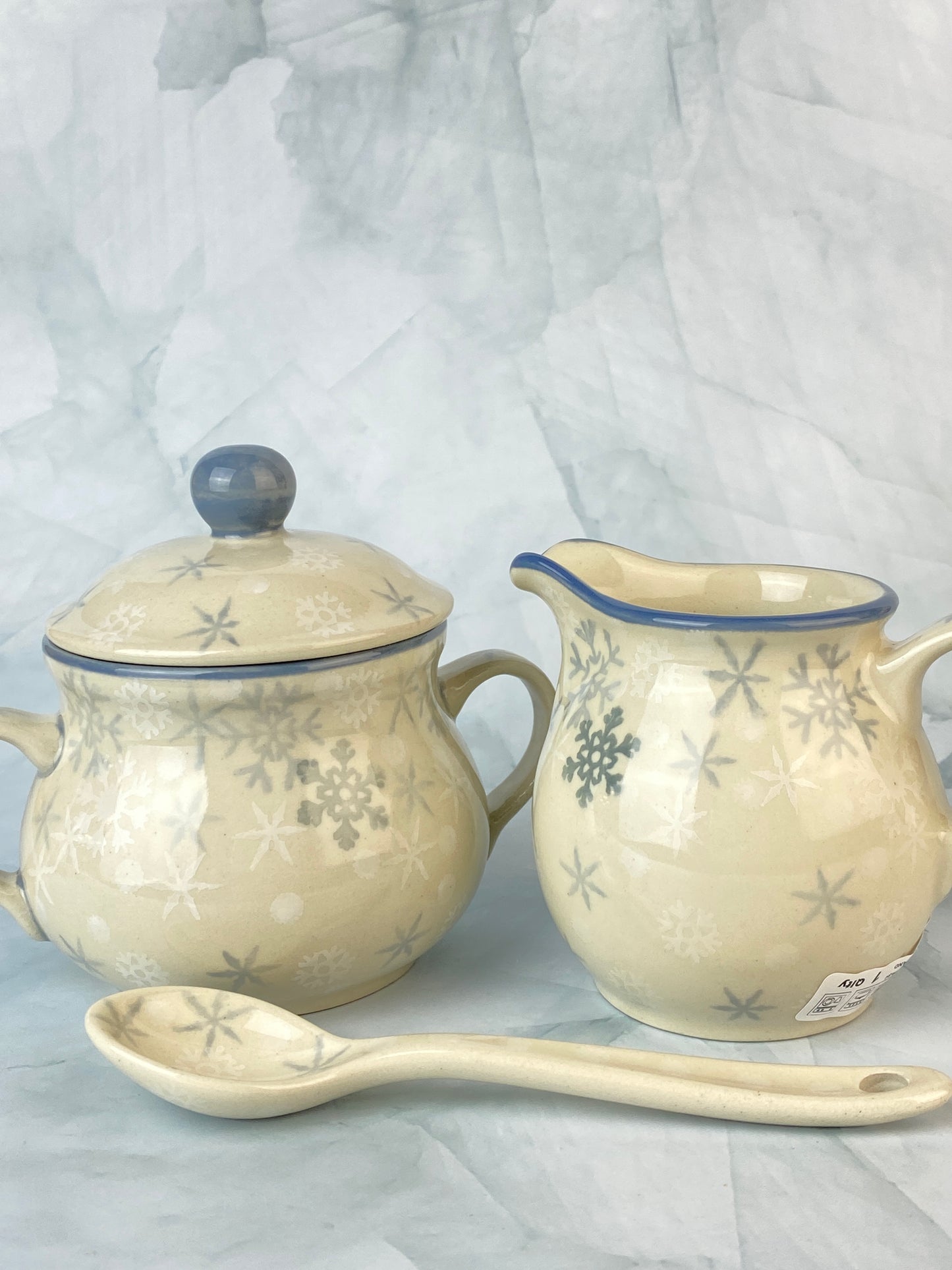 Sugar Bowl + Spoon - Shapes 35 + 592 - Pattern 2712