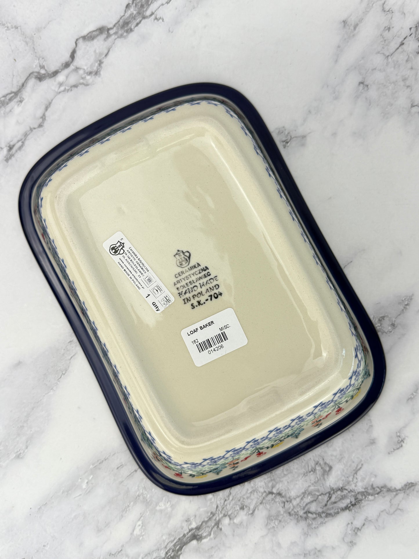 Loaf Baker - Shape 162 - Pattern 3230