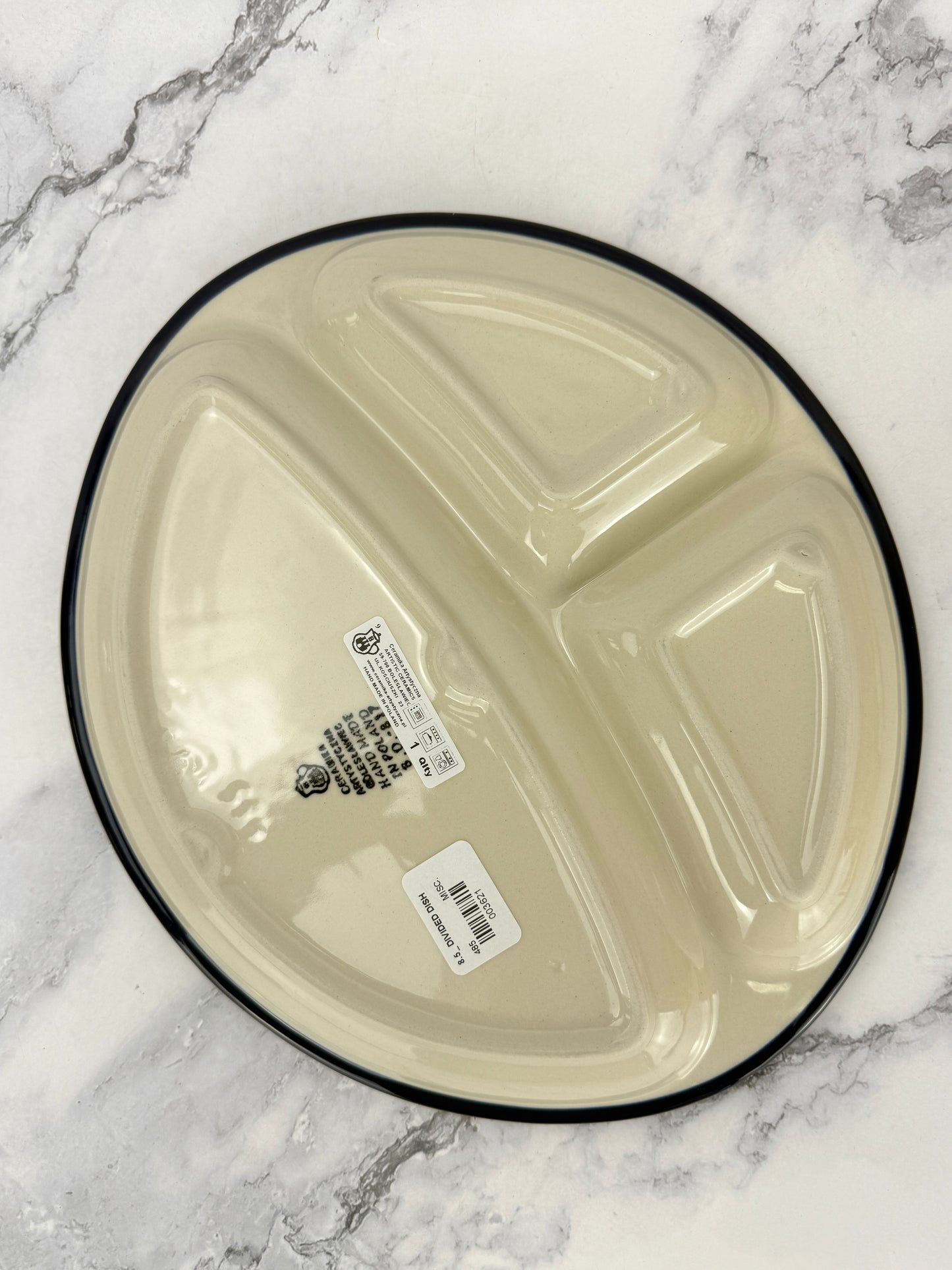 Divided Oval Dish - Shape 485 - Pattern 3428