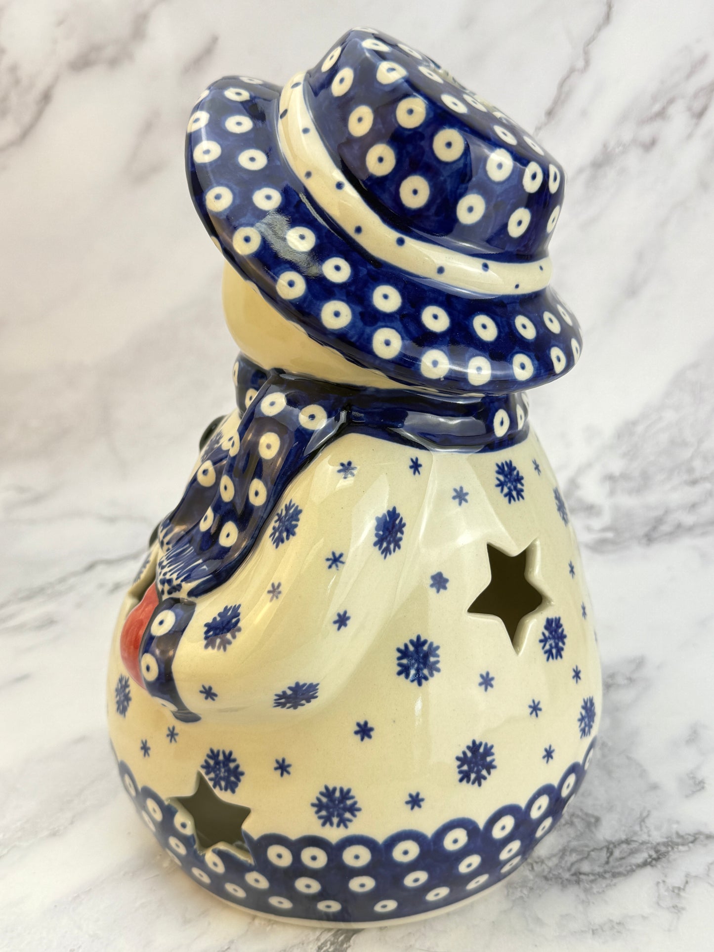 Shape V643 - Vena XL Snowman Votive - Snowflake Owl Eye