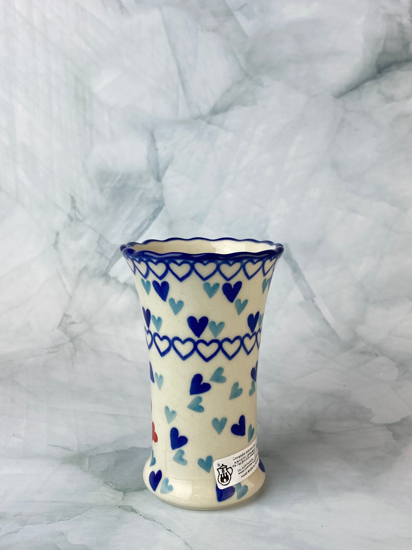 Ruffled Bud Vase - Shape 127 - Pattern 2878