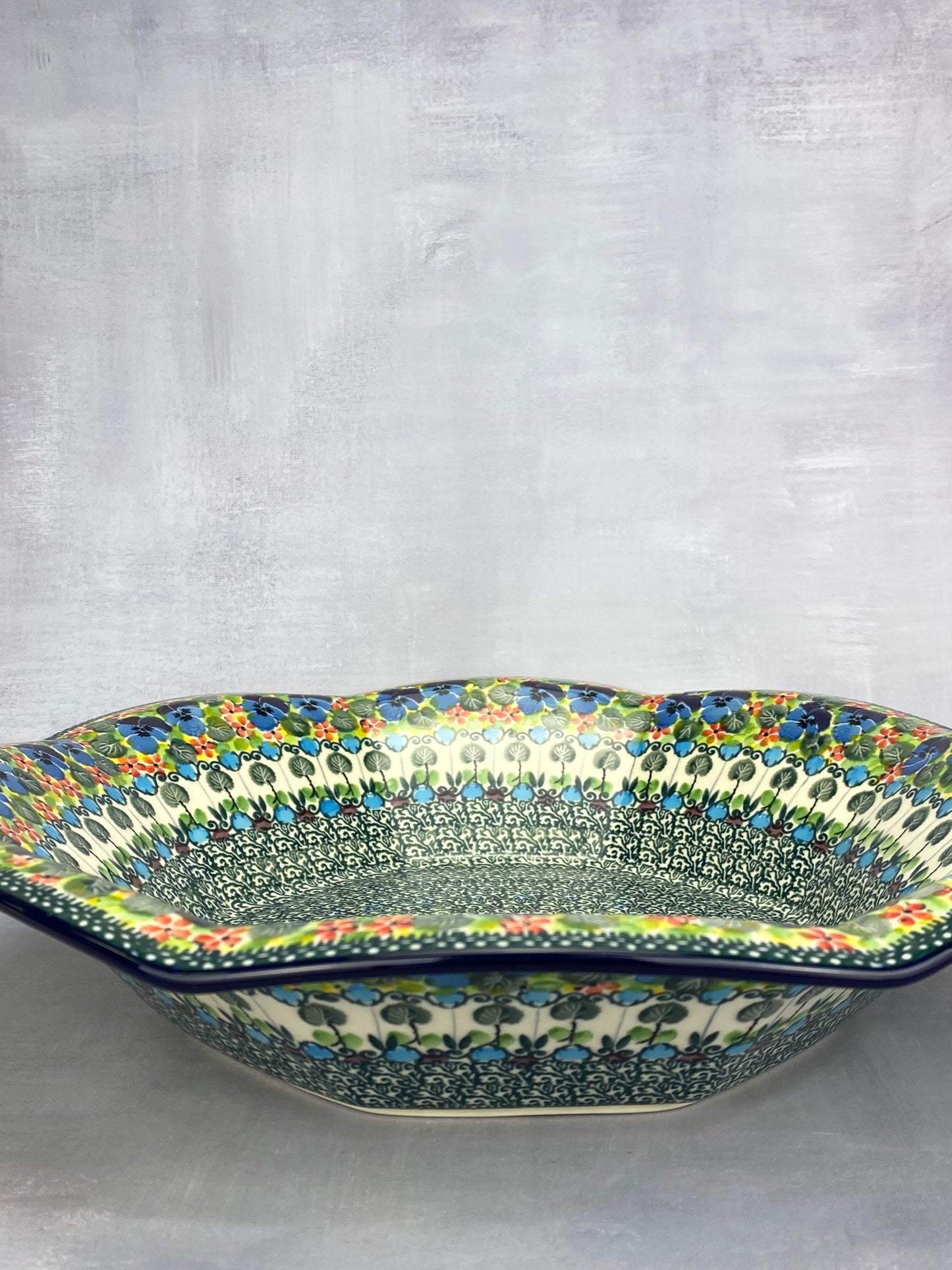 Extra Large Flared Unikat Bowl - Shape 801 - Pattern U4841