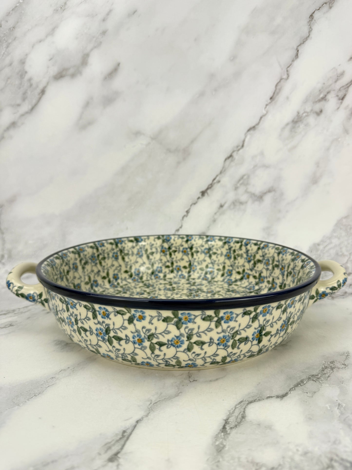 10" Round Baker With Handles - Shape 420 - Pattern 2089