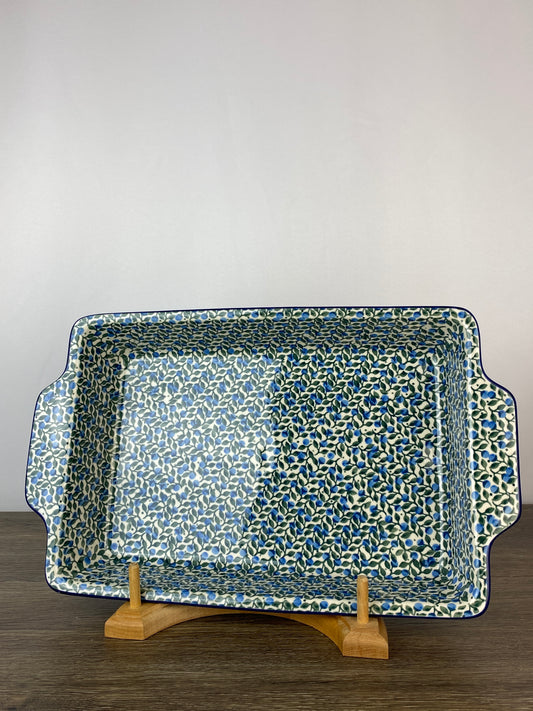 Large Rectangular Baker with Handles - Shape A56 - Pattern 1658