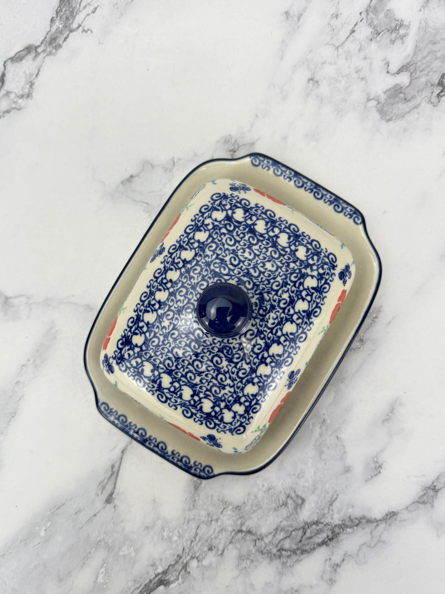 Euro Butter Dish - Shape 295 - Pattern 2901