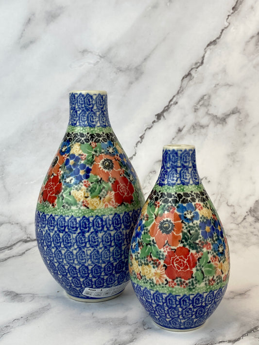 Short Single Stem Unikat Vase - Shape G17 - Pattern U4011