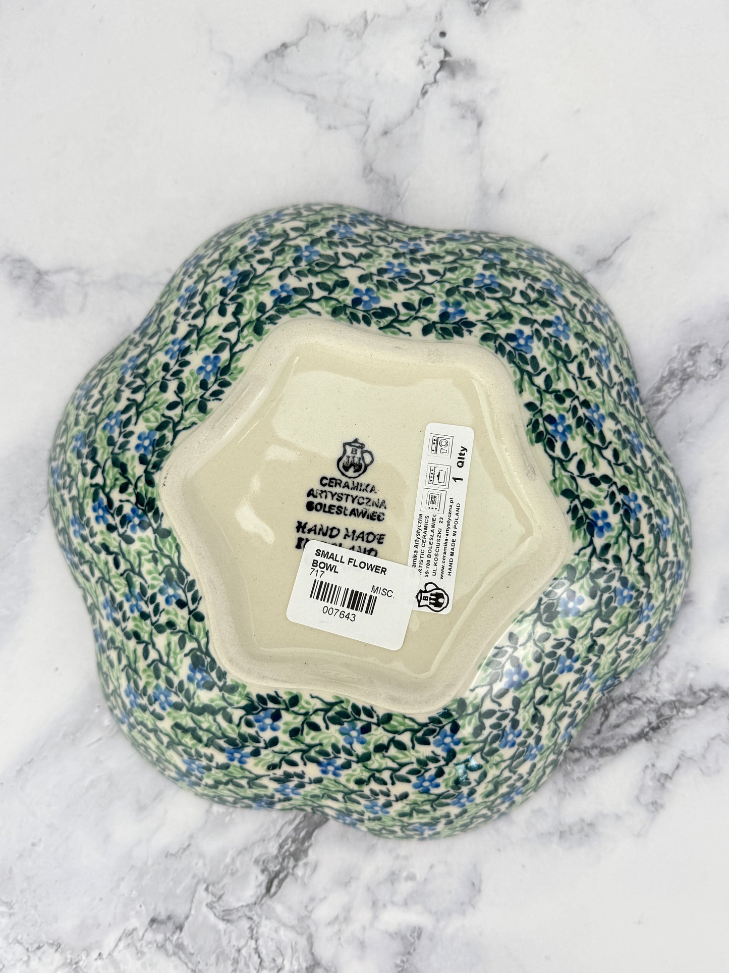 Small Flower Bowl - Shape 717 - Pattern 3249