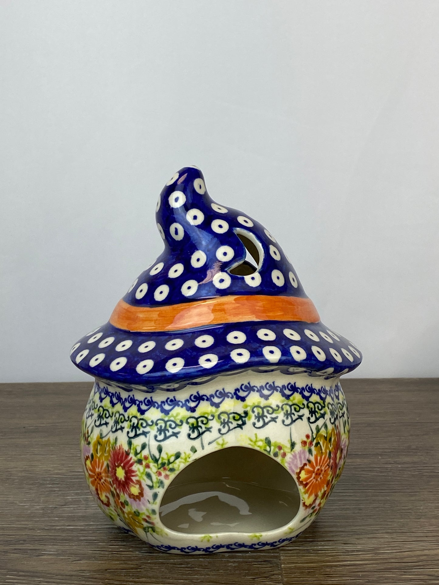 Small Unikat Pumpkin With Hat - Pattern U475