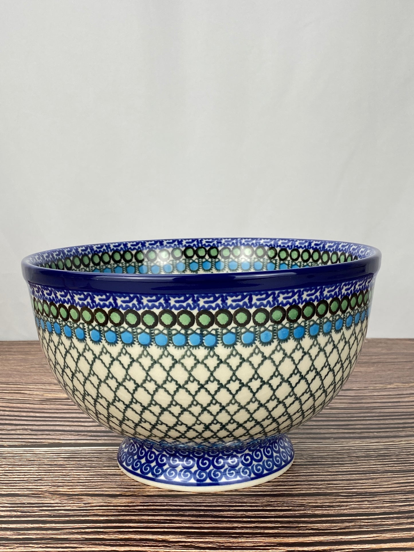 SALE Unikat Pedestal Serving Bowl - Shape A14 - Pattern U72