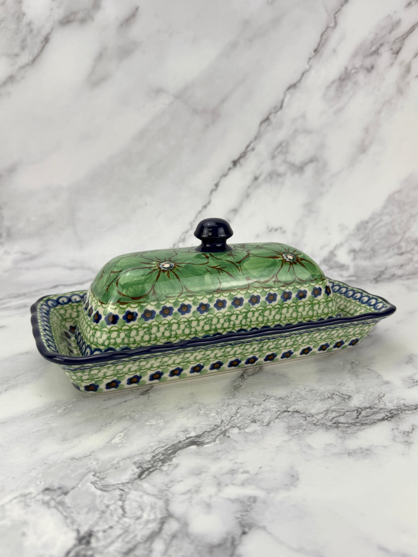 Fancy Unikat Butter Dish - Shape A65 - Pattern U408D