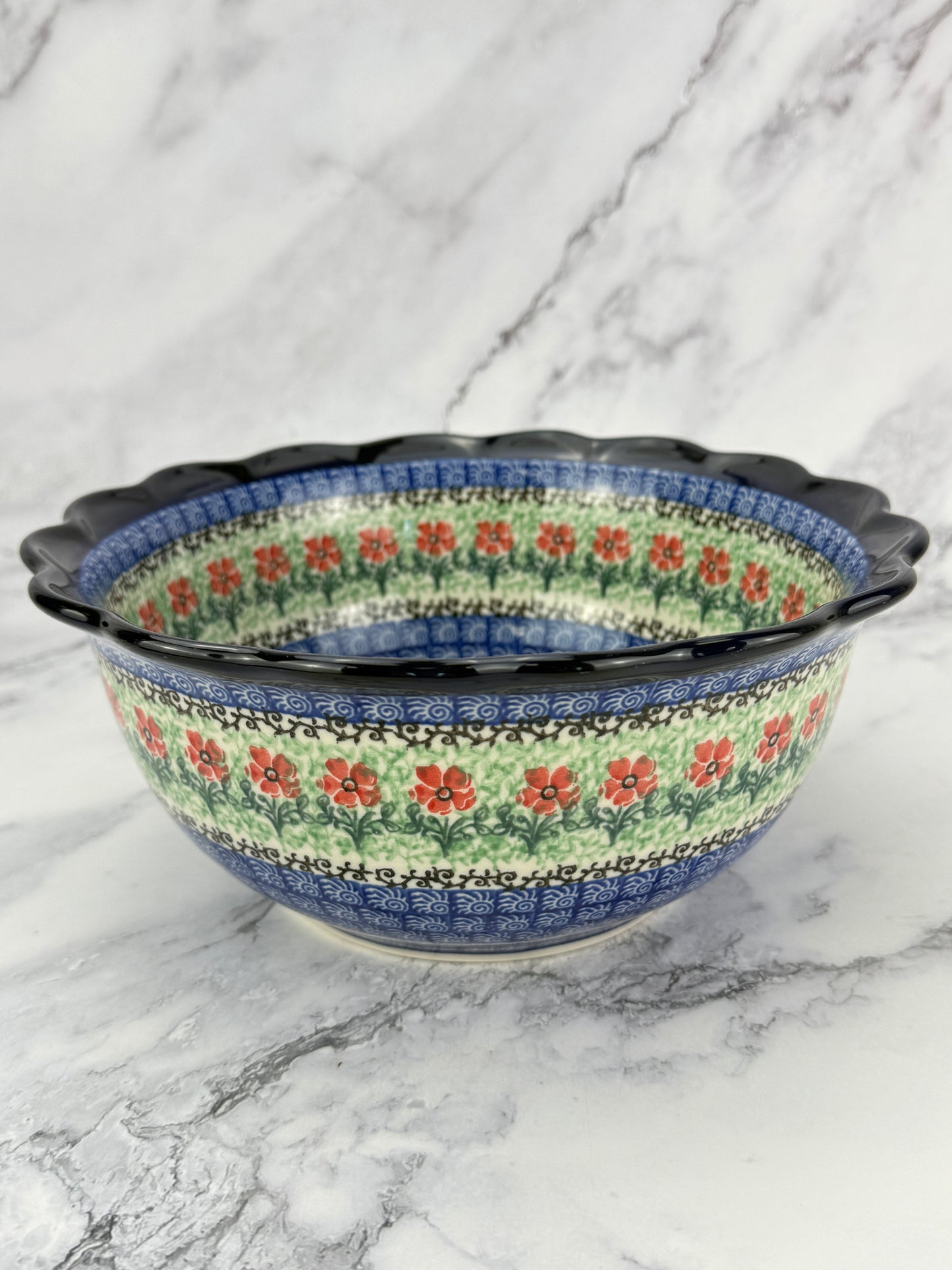 Large Ruffled Bowl - Shape 628 - Pattern 1916