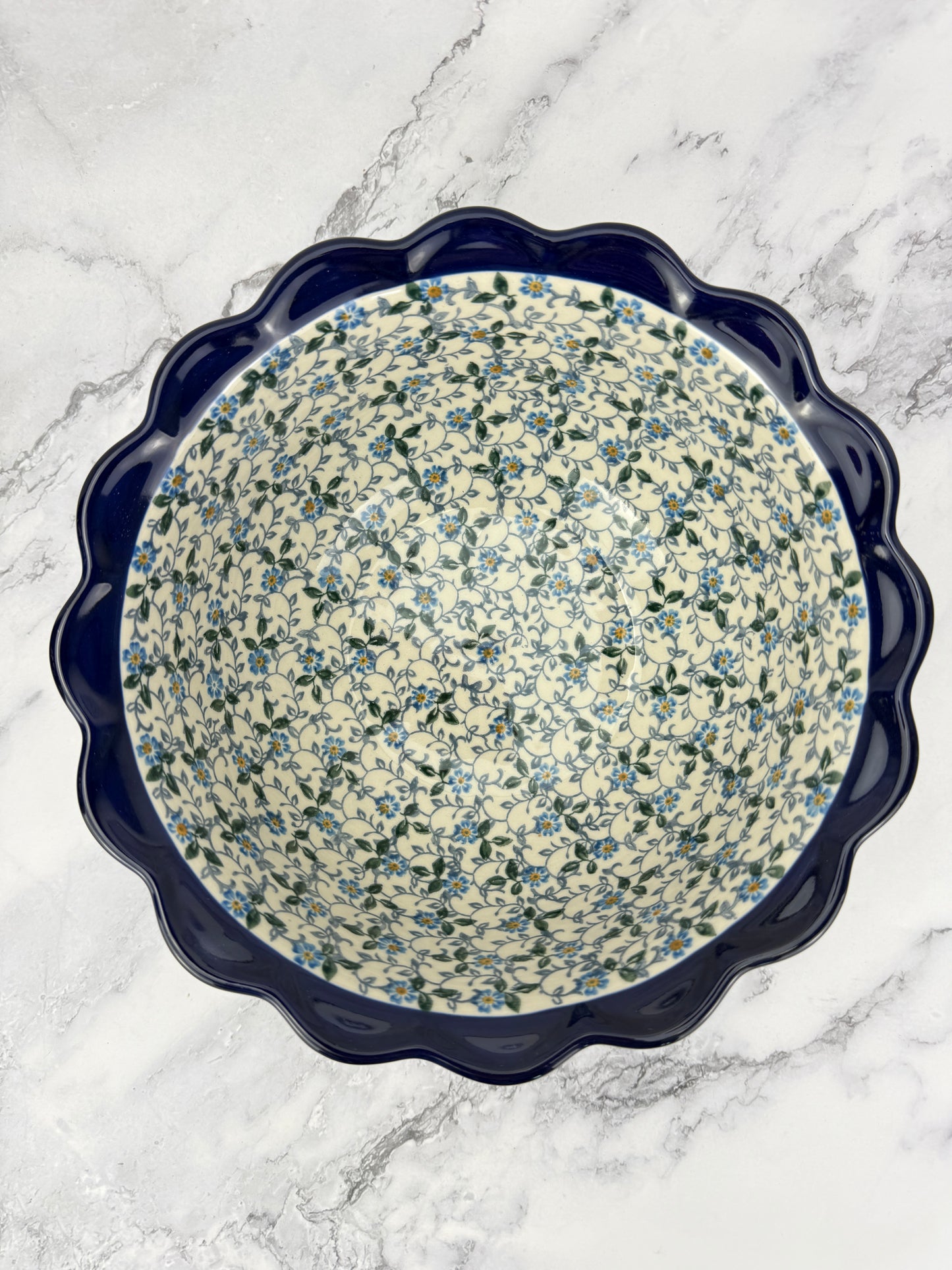 Large Ruffled Bowl - Shape 628 - Pattern 2089
