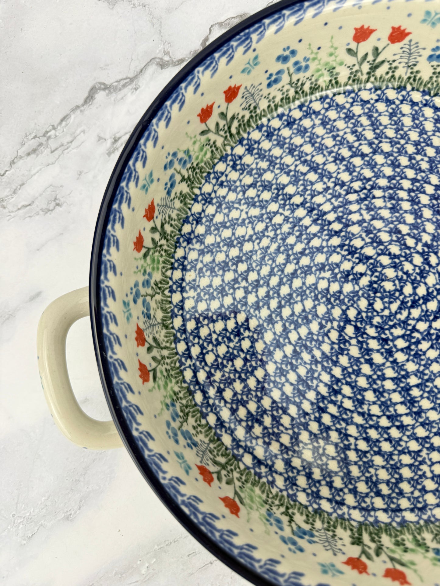 10" Round Baker With Handles - Shape 420 - Pattern 2903