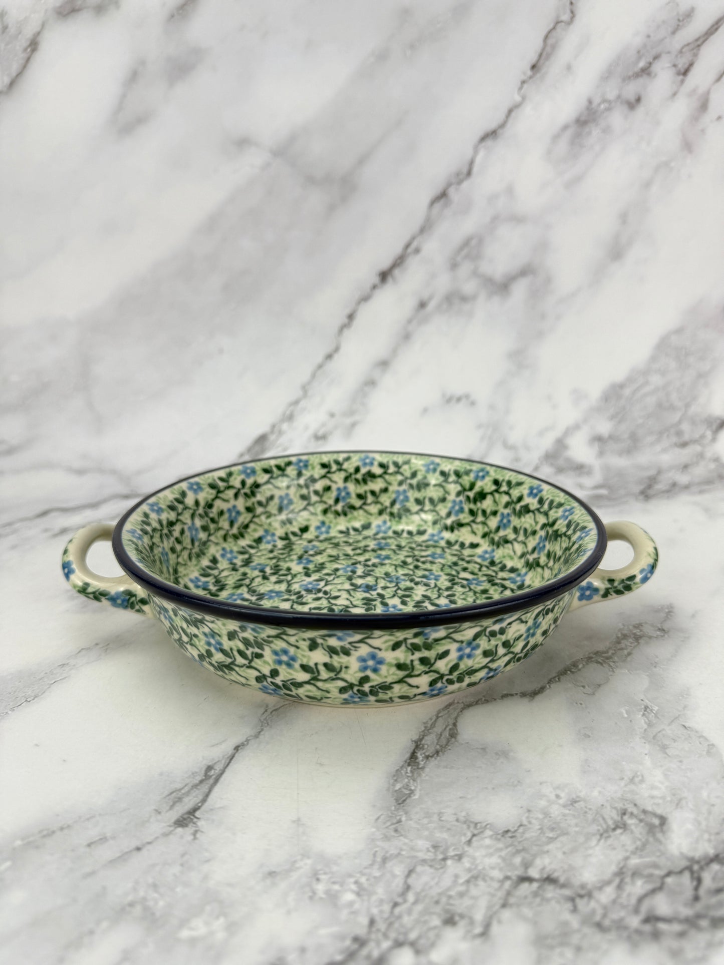 Small Round Baker with Handles - Shape C40 - Pattern 3249