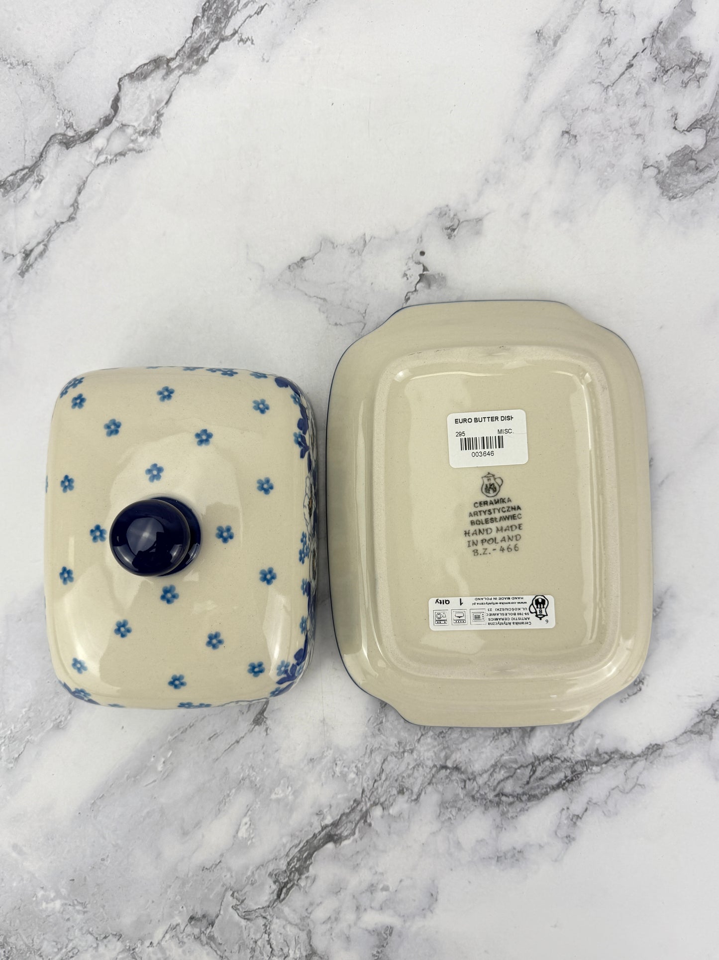 Euro Butter Dish - Shape 295 - Pattern 2222