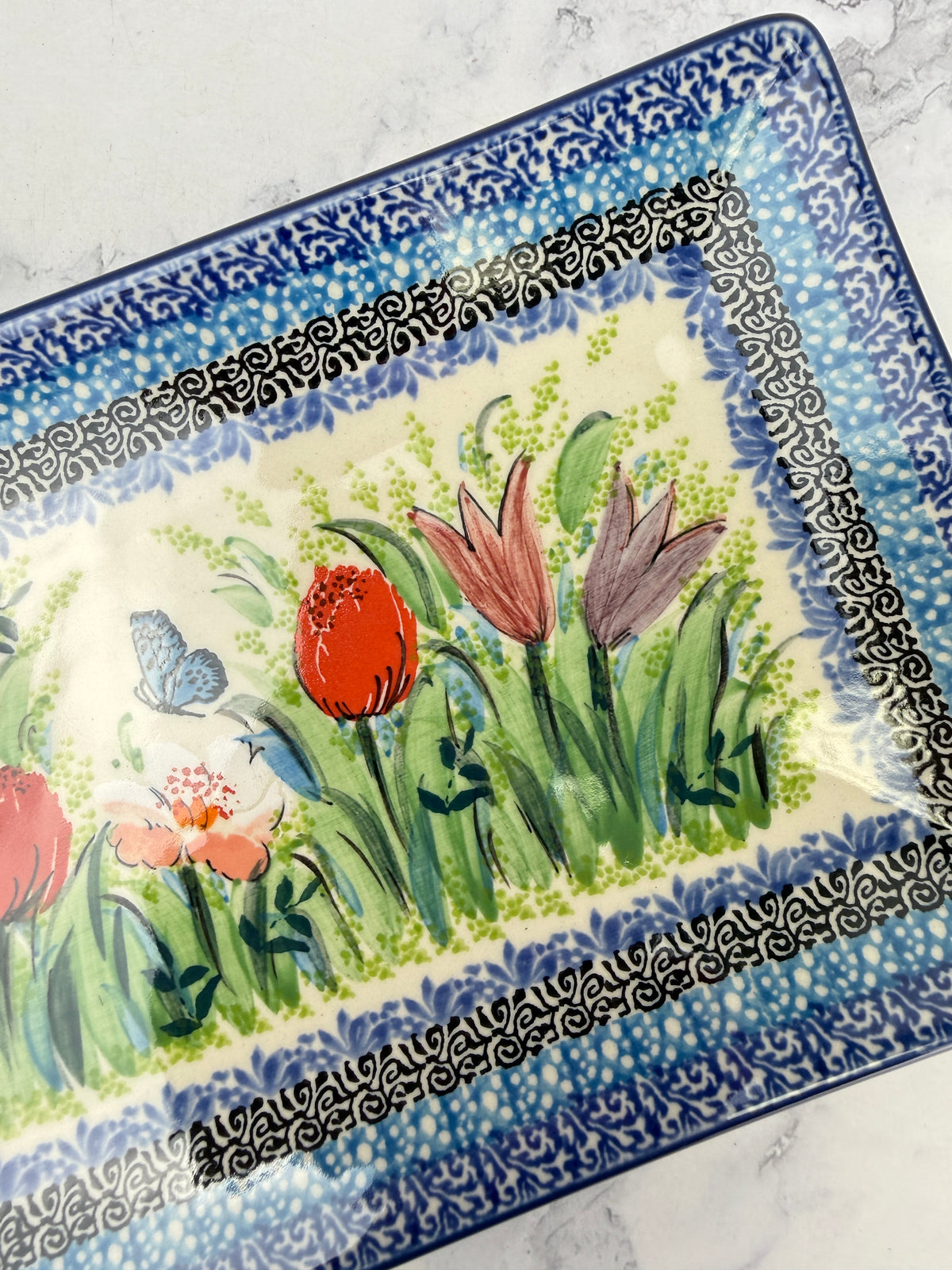 Rectangular Unikat Tray - Shape C26 - Pattern U5314