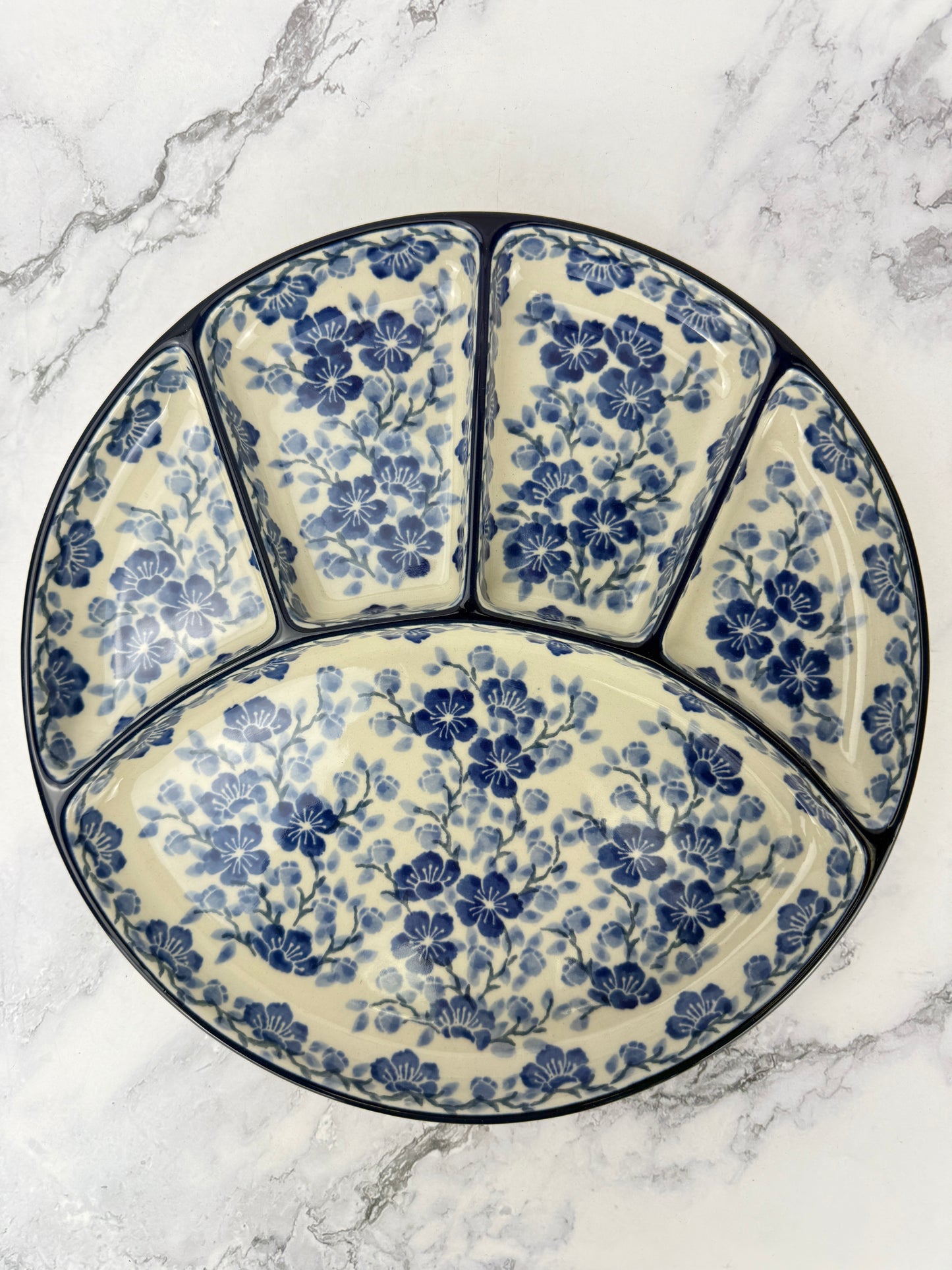Large Divided Dish - Shape 498 - Pattern 3428