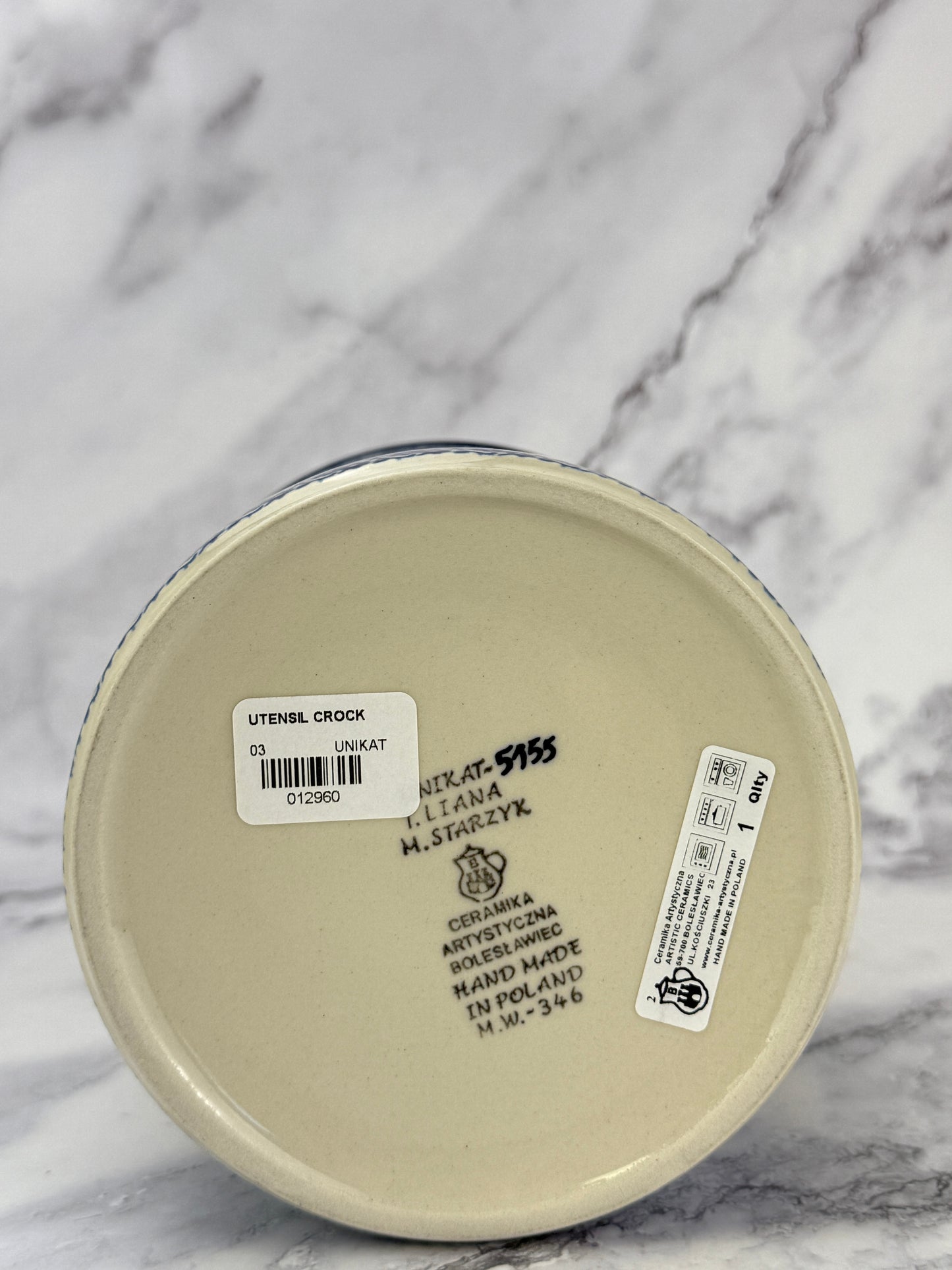 Unikat Utensil Crock - Shape 03 - Pattern U5155