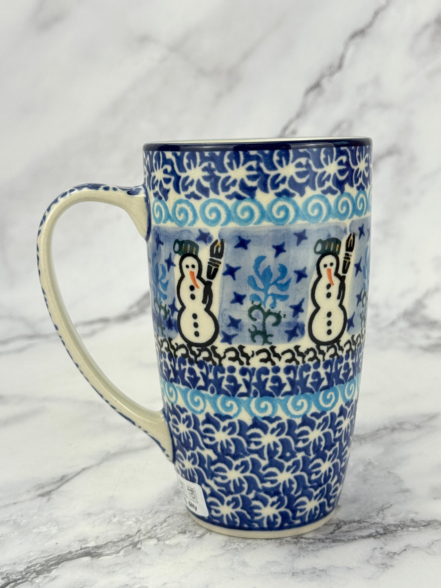 12oz Unikat Latte Mug - Shape C52 - Pattern U1634