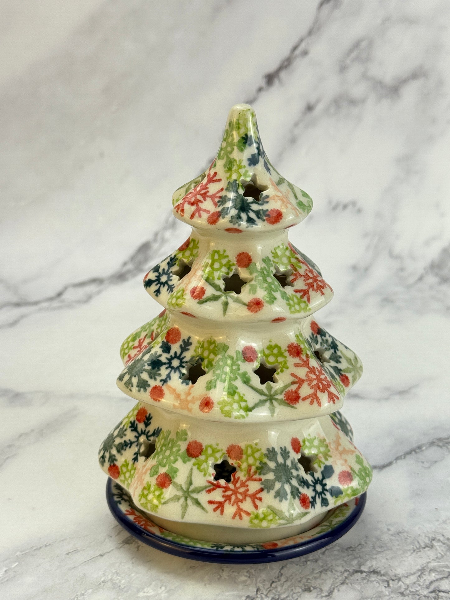 Small 6" Unikat Christmas Tree - Shape 512 - Pattern U5038