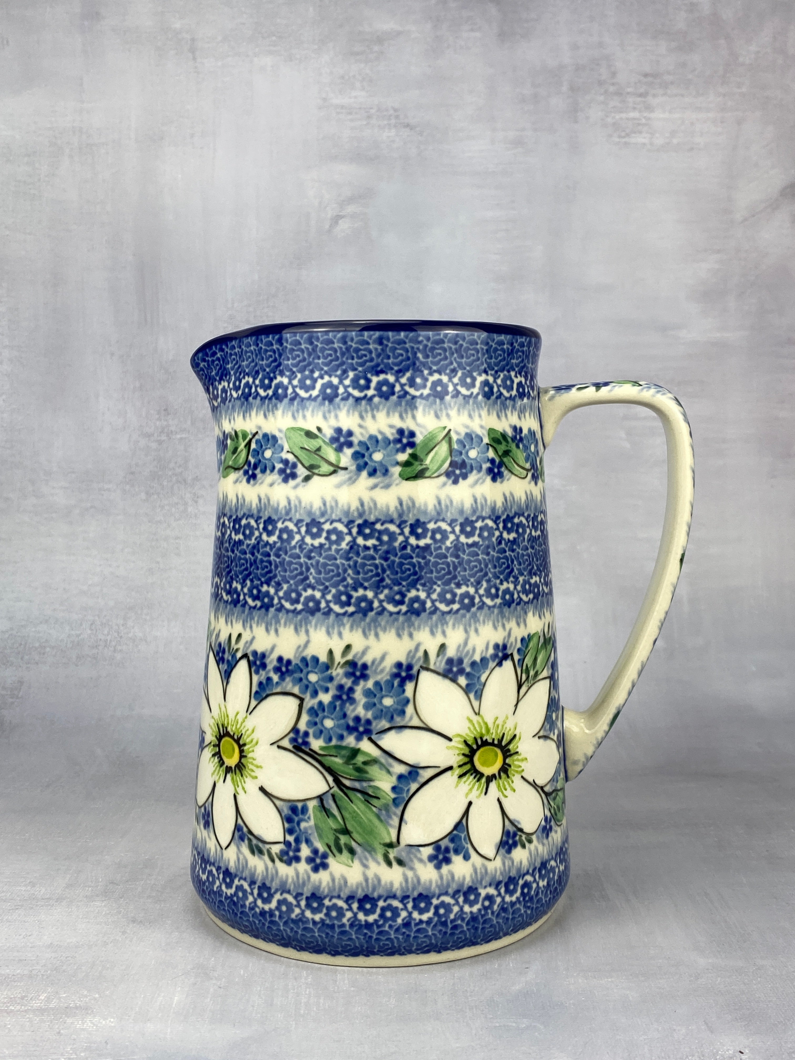 Tall Unikat Pitcher - Shape G46 - Pattern U5140 – Polish Pottery Westlake