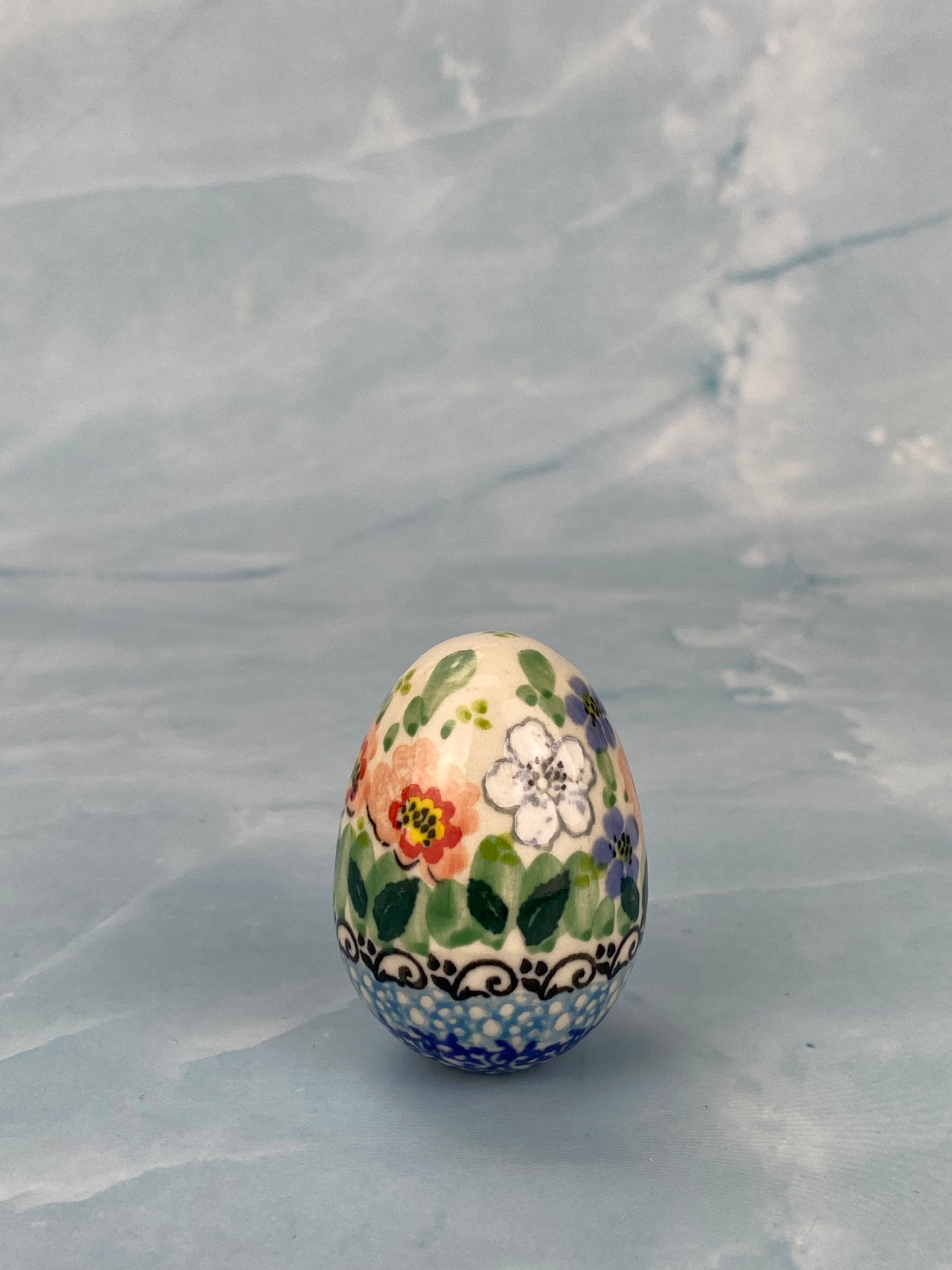 Unikat Ceramic Egg - Shape 44 - Pattern U5113