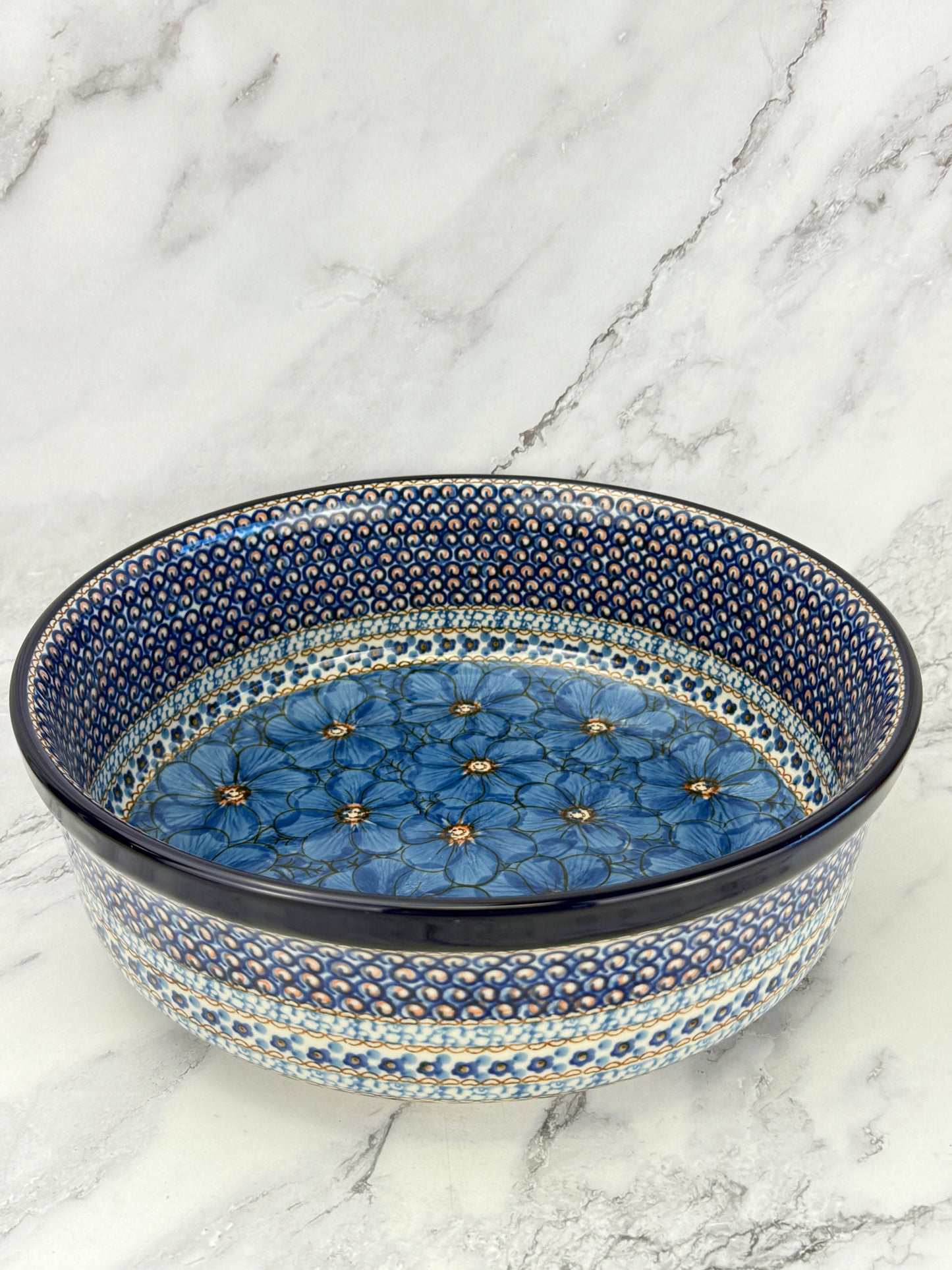 Large Unikat Serving Bowl - Shape 116 - Pattern U408C