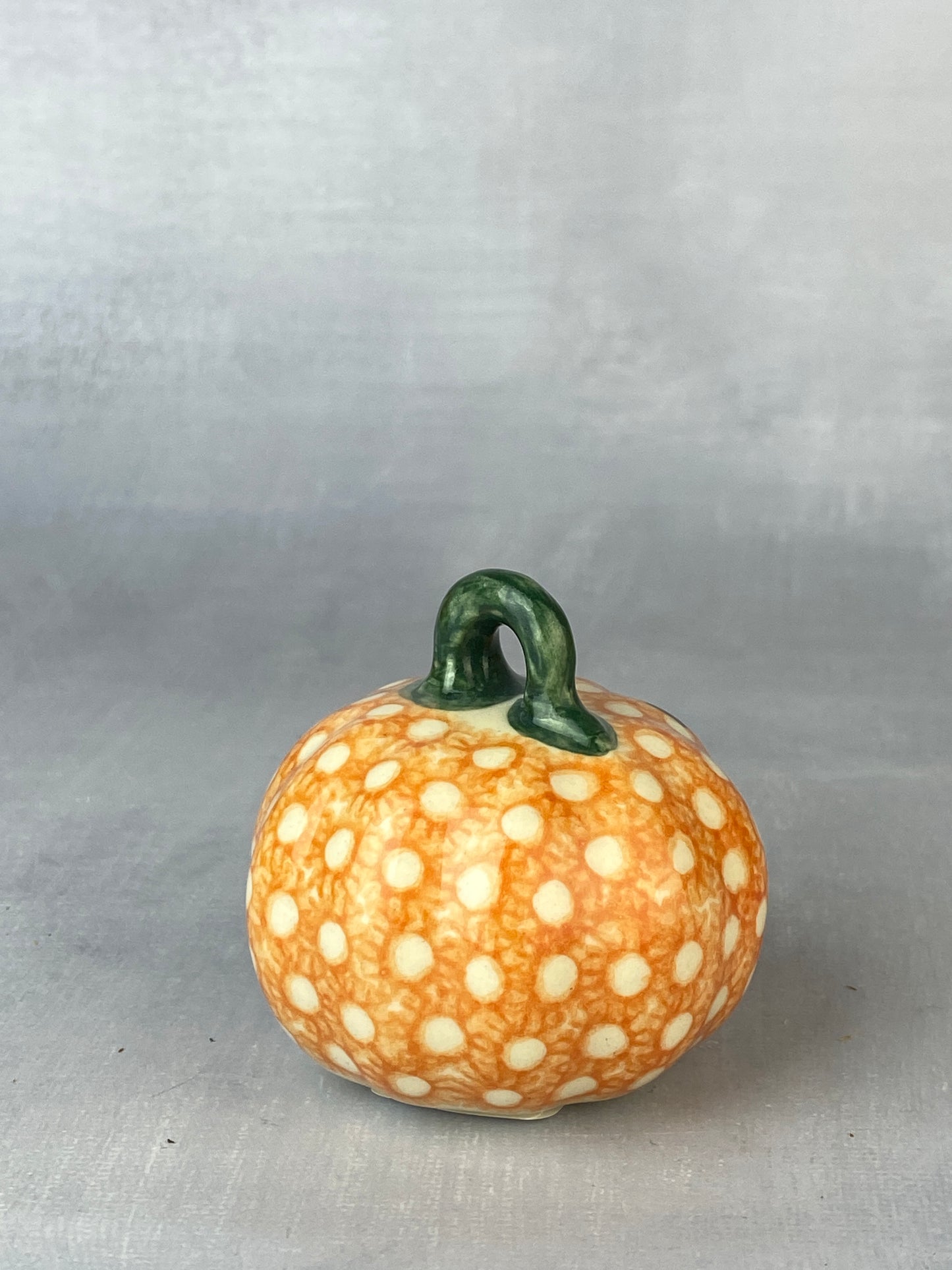 Vena Mini Pumpkin - Orange Dot Jack-O-Lantern