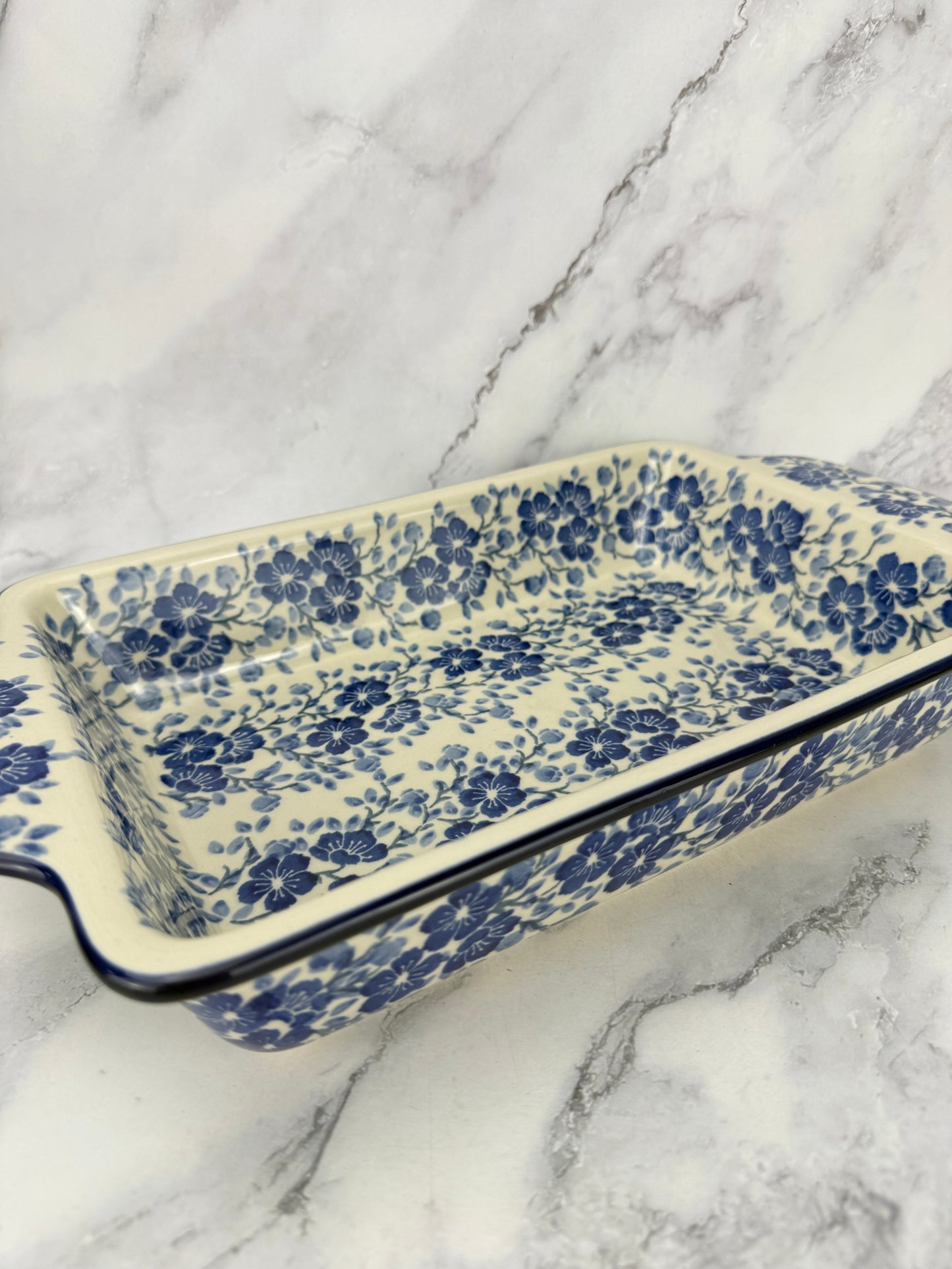 Rectangular Baker With Handles - Shape A59 - Pattern 3428