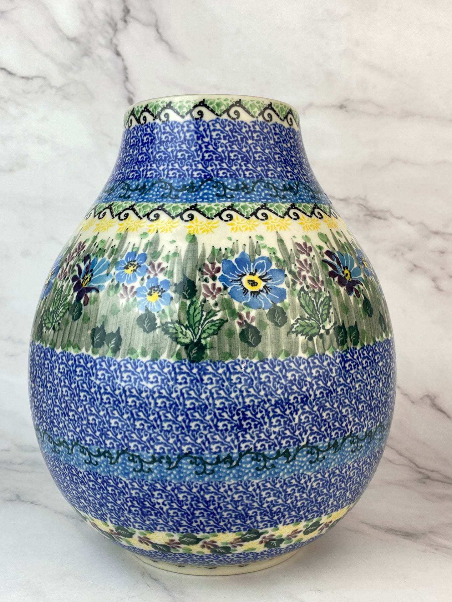 Large Rounded Unikat Vase - Shape F14 - Pattern U4613