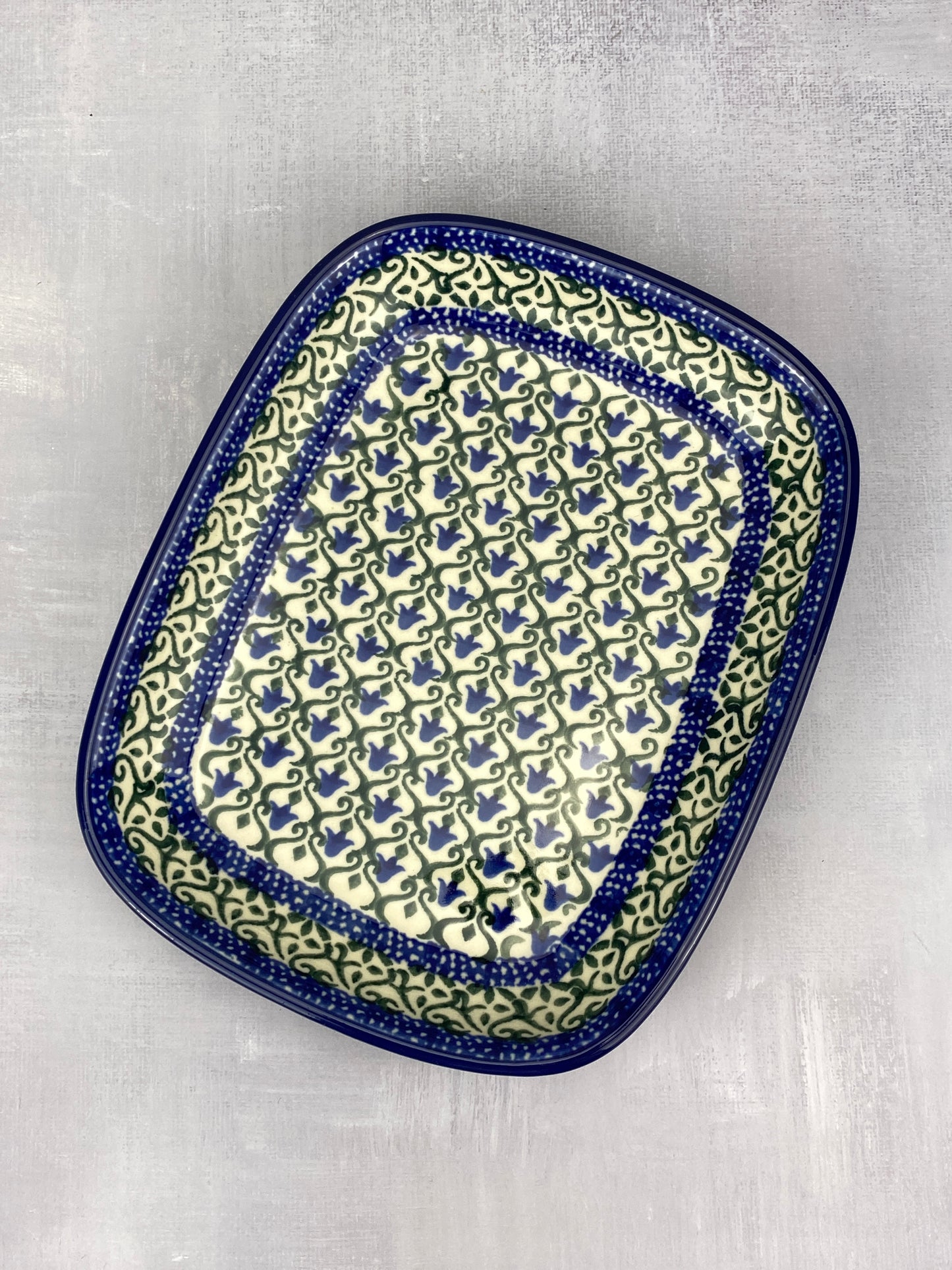 Small Rectangular Dish - Shape 160 - Pattern 585