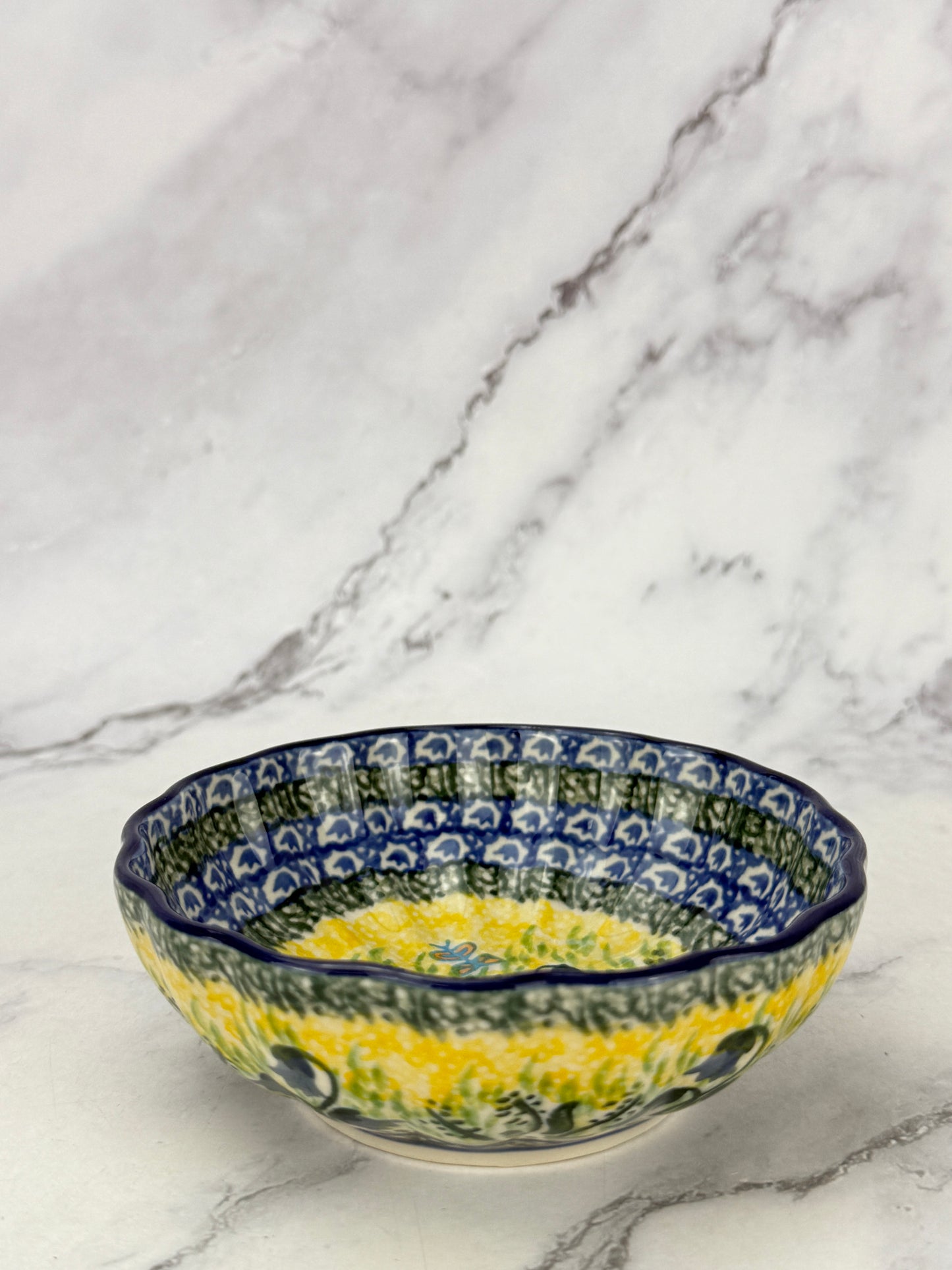 4.5" Unikat Scalloped Bowl - Shape 23 - Pattern U1483
