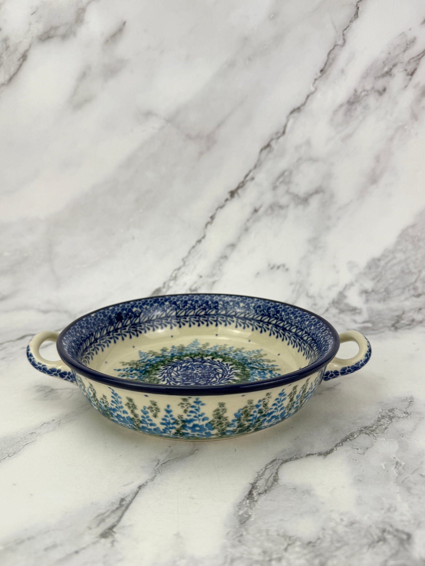 Small Round Baker with Handles - Shape C40 - Pattern 3279