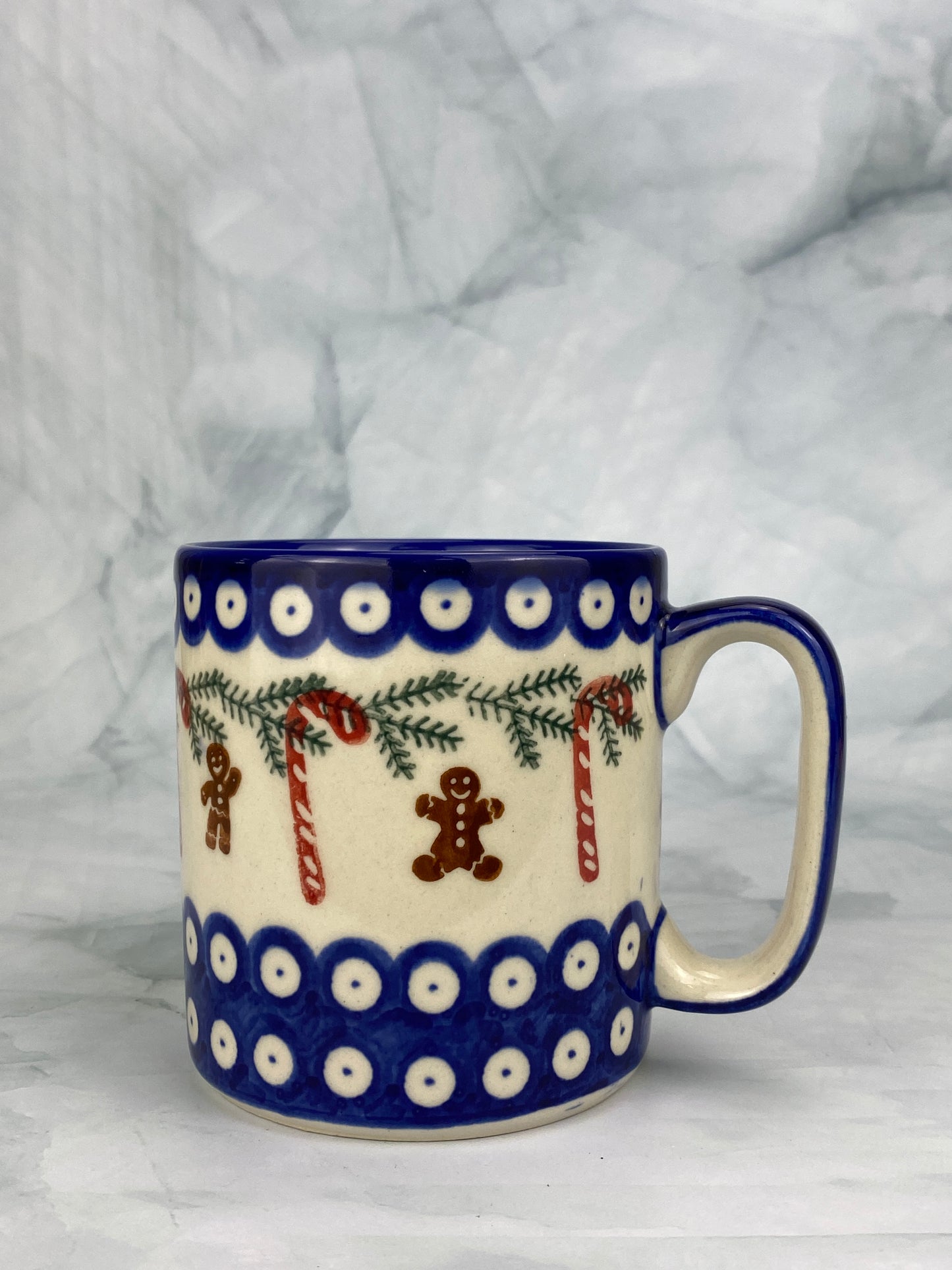 Vena Unikat 12oz Holiday Mug - Shape V055 - Gingerbread Men