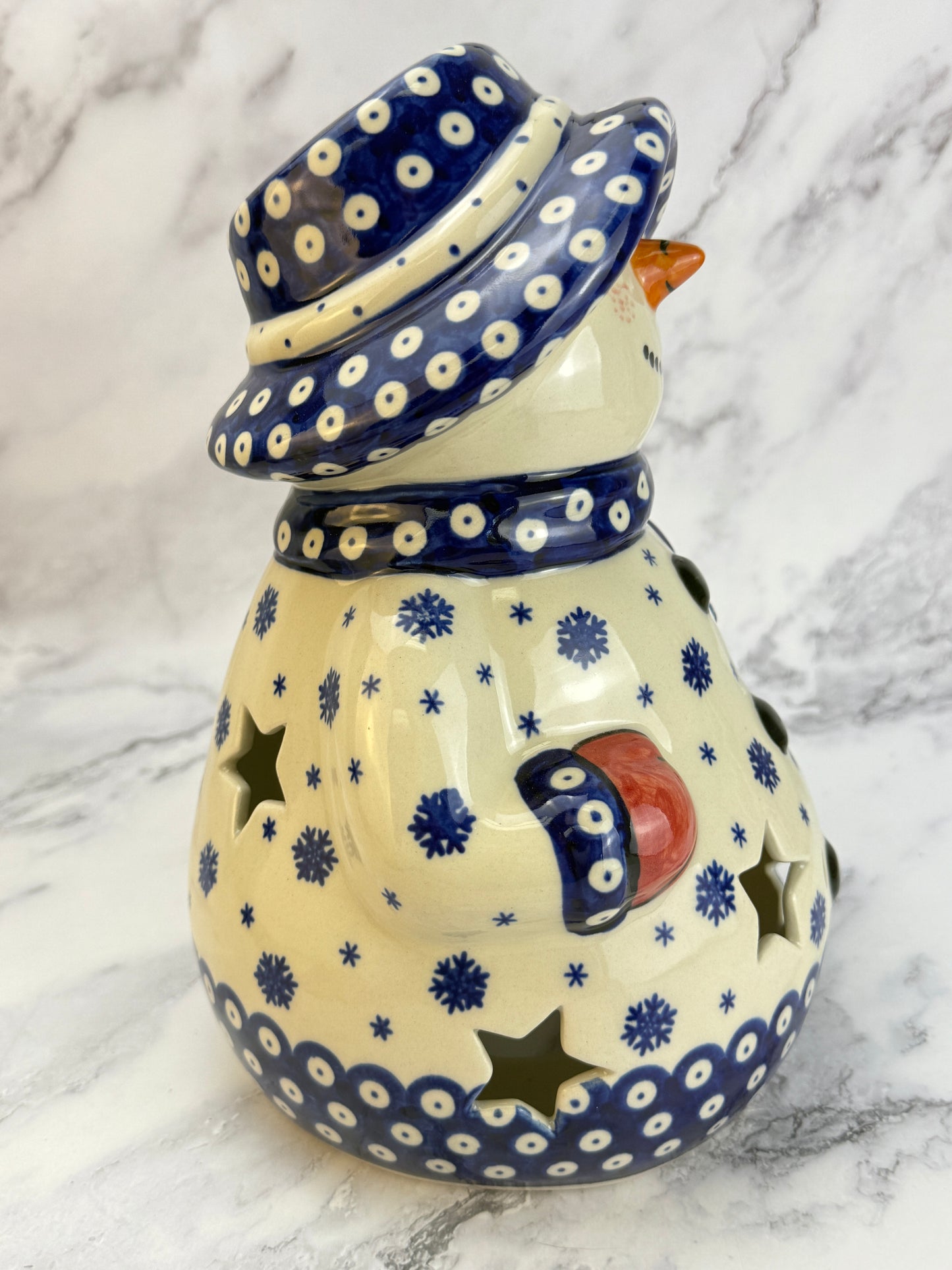 Shape V643 - Vena XL Snowman Votive - Snowflake Owl Eye