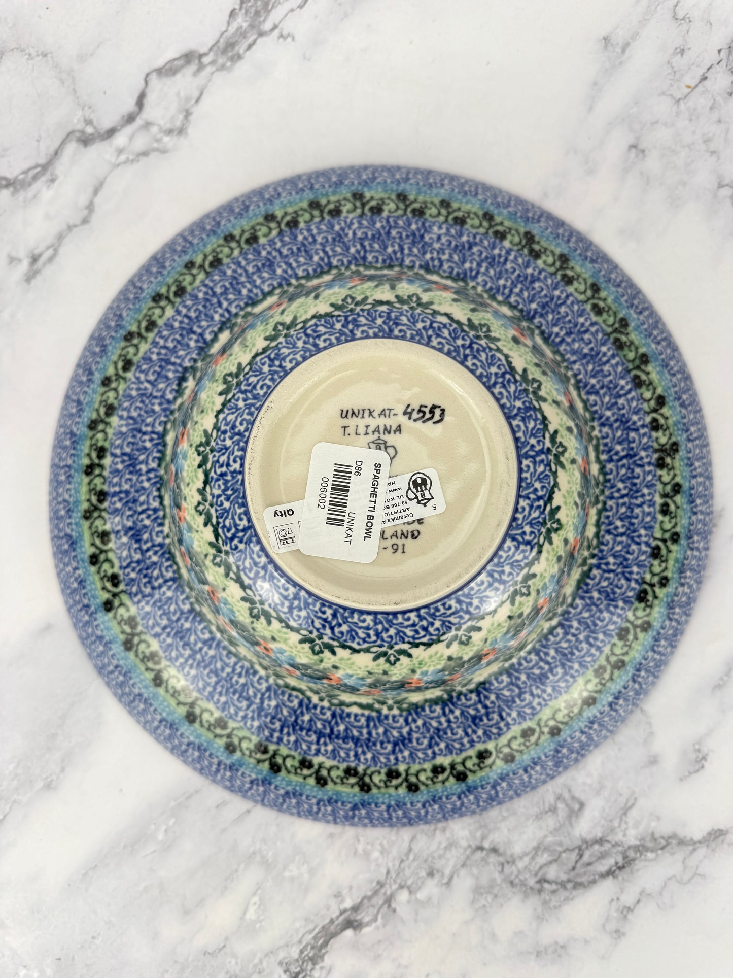 Unikat Spaghetti Bowl - Shape D86 - Pattern U4553