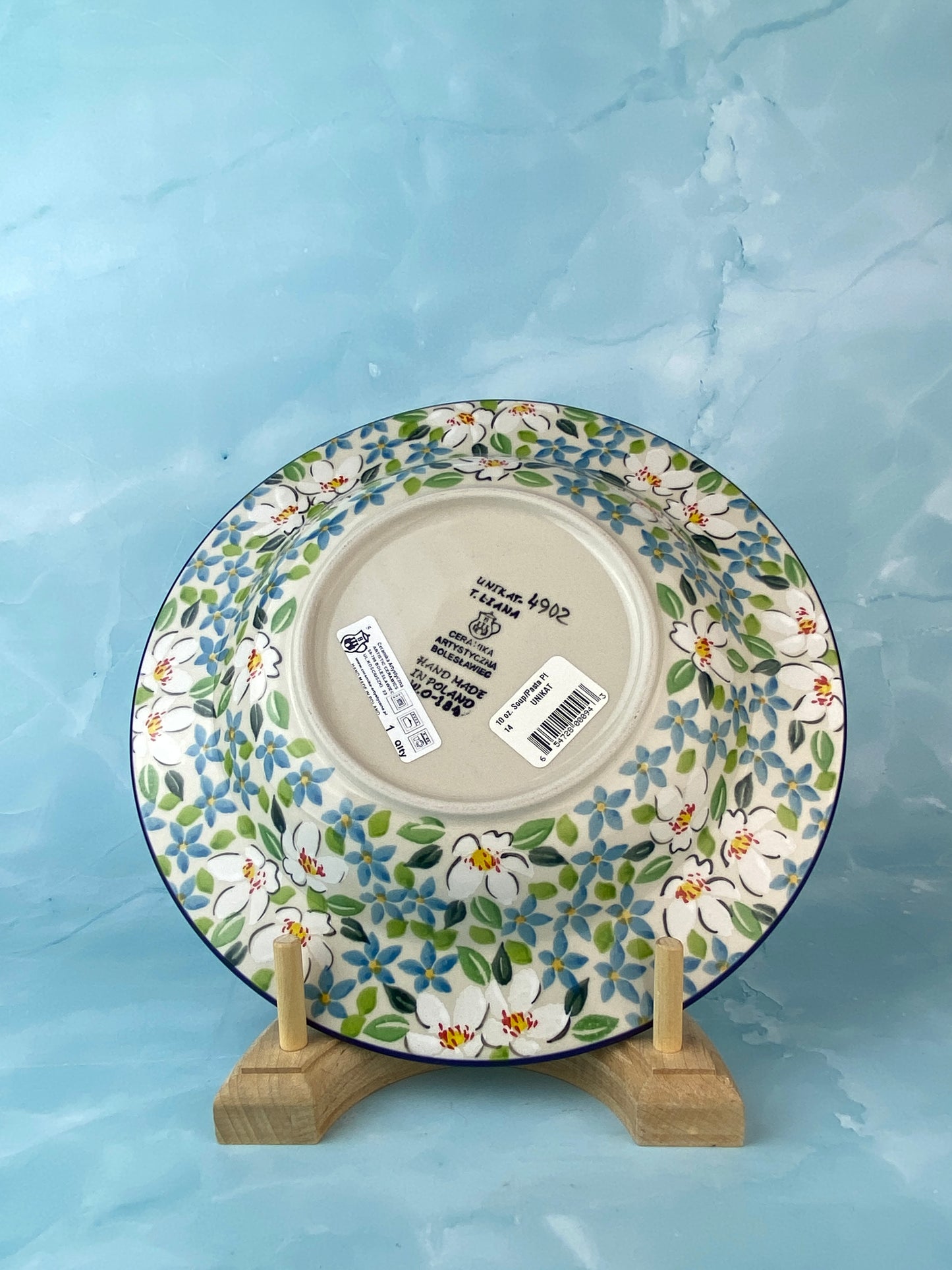 Unikat Soup / Pasta Plate - Shape 14 - Pattern U4902